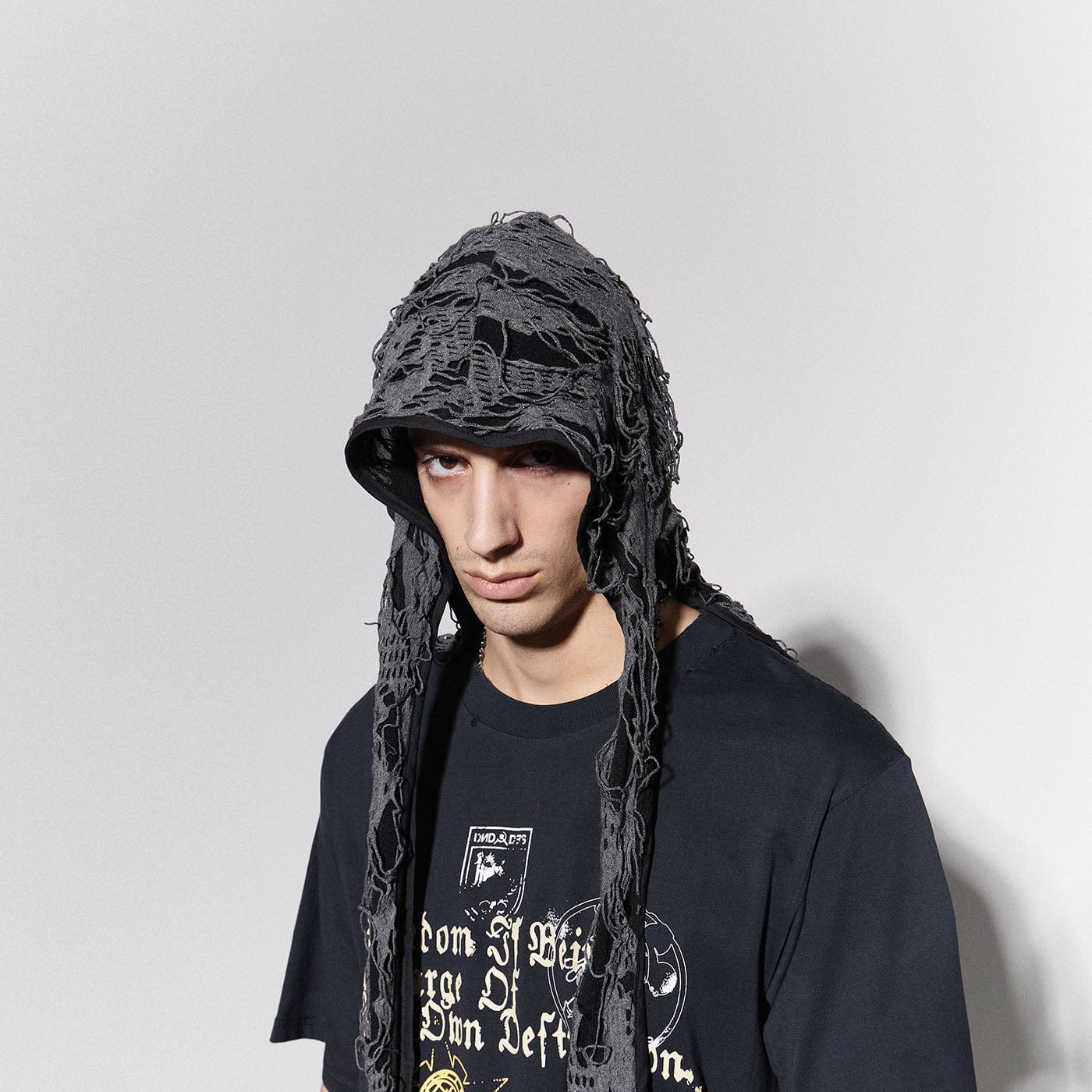 DND4DES Ripped Bunny Ears Durag-Hat, Cap, Beanie-One Size-Free Shipping Leatheretro