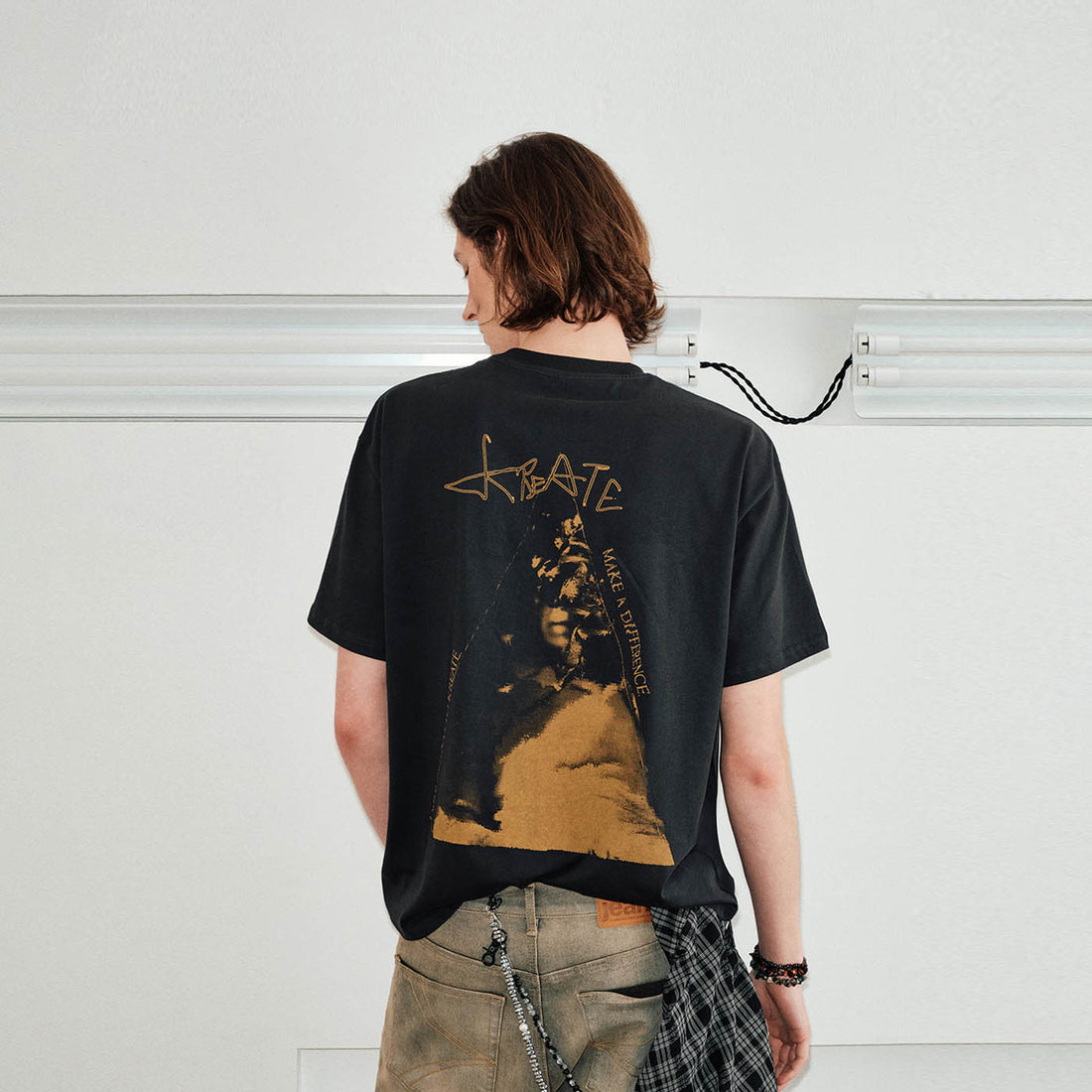 KREATE Drunken T-Shirt-T Shirt-S-Black-Free Shipping Leatheretro