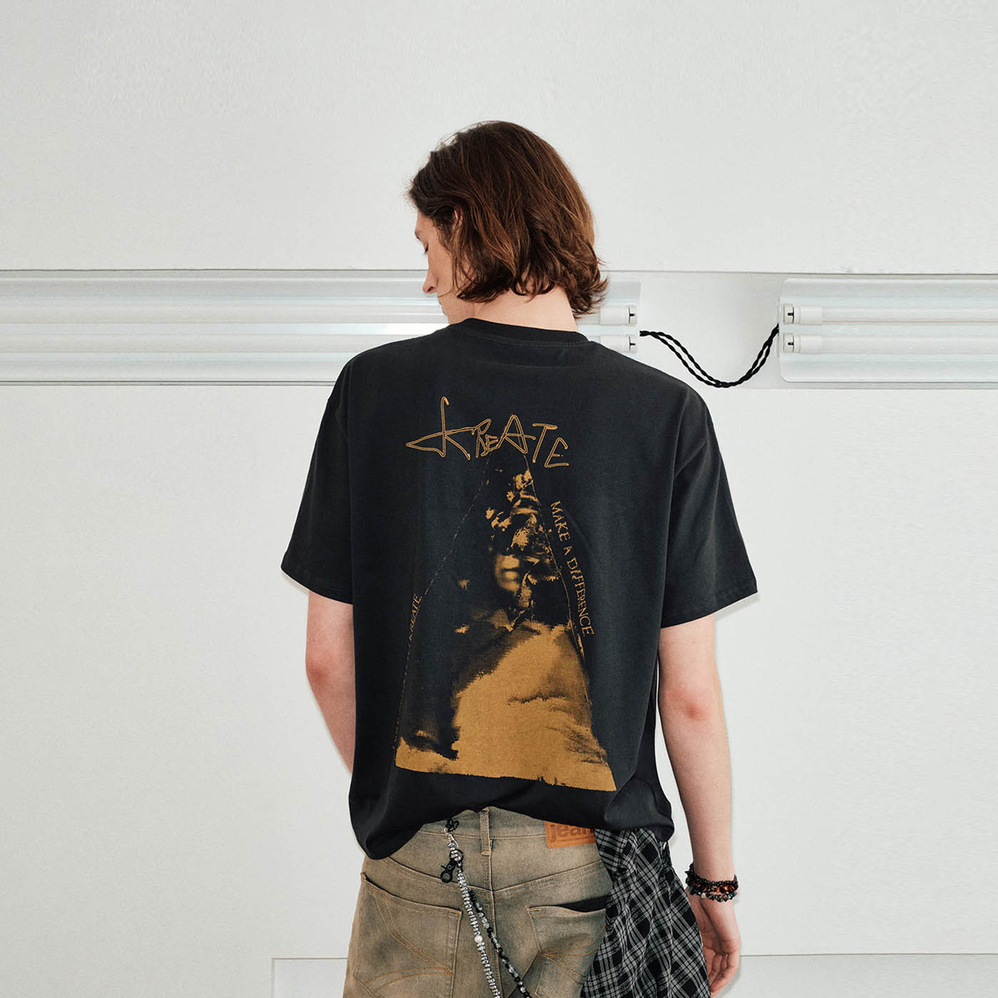 KREATE Drunken T-Shirt-T Shirt-S-Black-Free Shipping Leatheretro