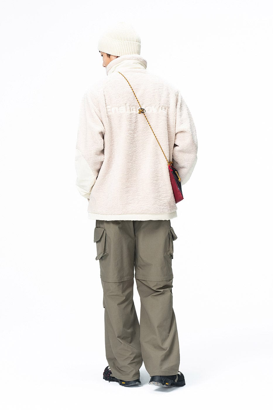 ENSHADOWER Detachable Big Pockets Crinkled Pants-Pants-S-Green-Free Shipping Leatheretro