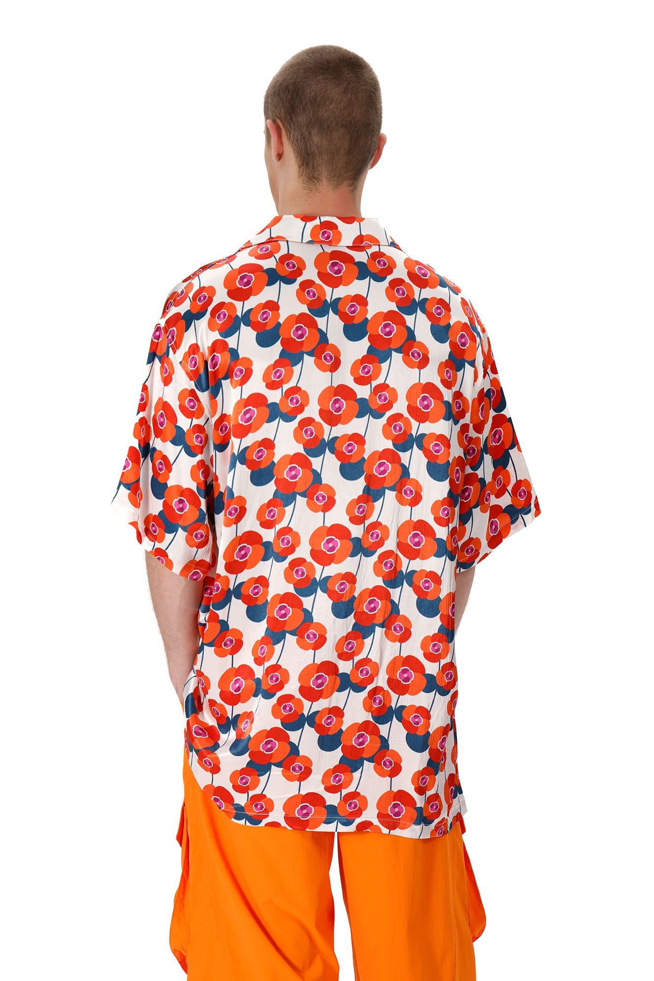 VANN VALRENCE Bloom Full-Print Half Shirt-Shirt-S-Free Shipping Leatheretro