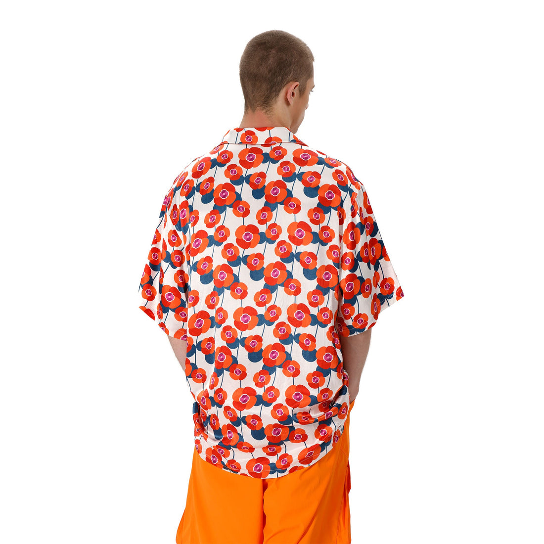 VANN VALRENCE Bloom Full-Print Half Shirt-Shirt-S-Free Shipping Leatheretro