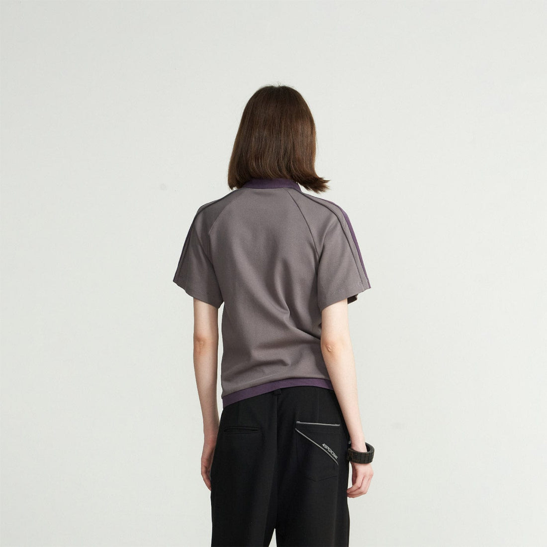 49PERCENT Hook & Loop Zip-up Cycling T-Shirt-T Shirt-S-Free Shipping Leatheretro