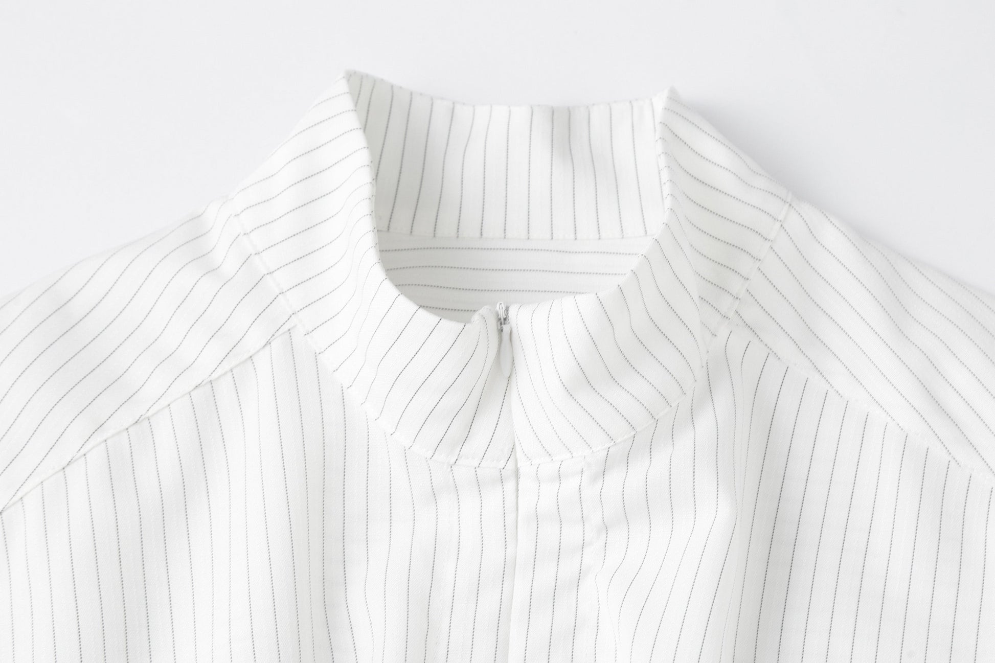 CLP Drawstring Waist Striped V-Neck Shirt-Shirt-M-Free Shipping Leatheretro