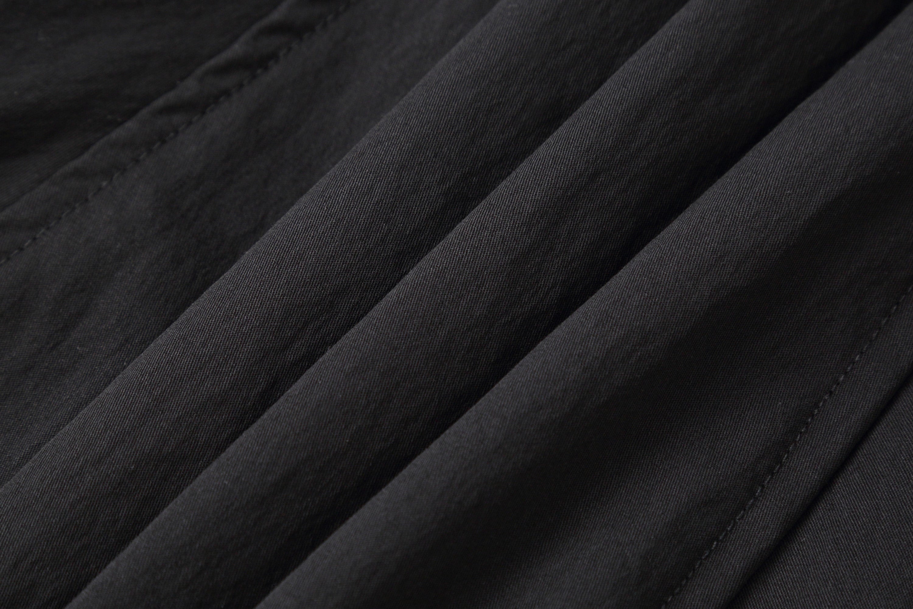 CLP Tailored Waist-Cinched Shirt-Shirt-S-Black-Free Shipping Leatheretro