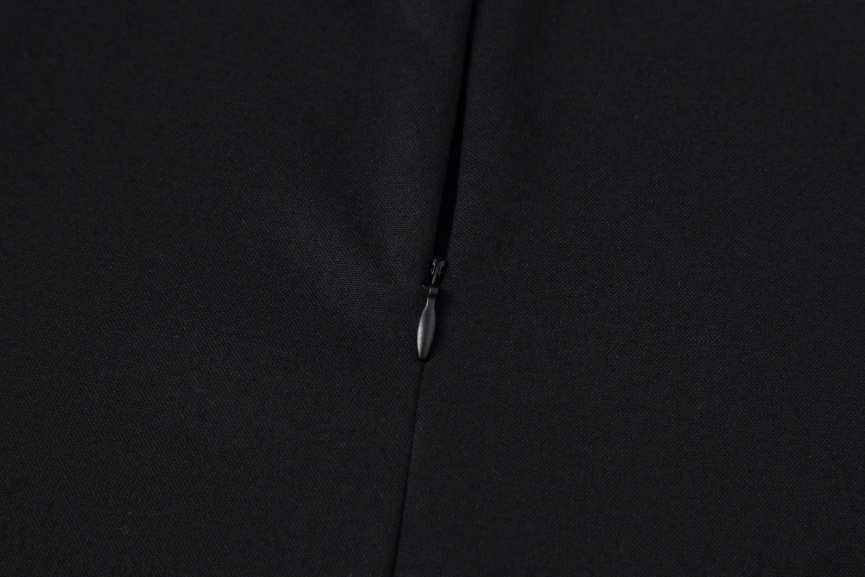 CLP Contrast Stitch Zip-Neck Tee-L/S Tee-M (Preorder)-Free Shipping Leatheretro