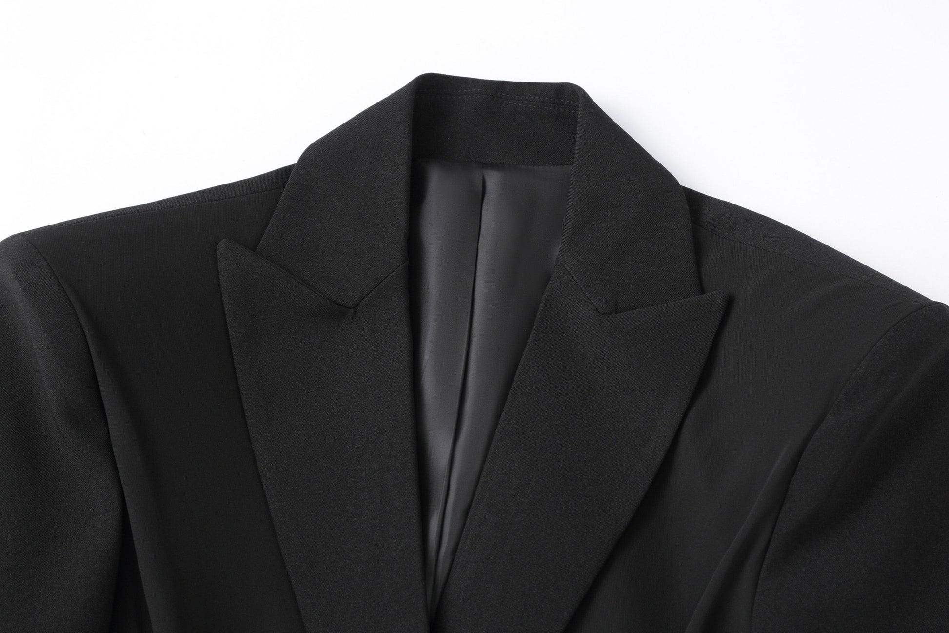 CLP Chic Draped Sash Waist Blazer-Jacket-S-Free Shipping Leatheretro