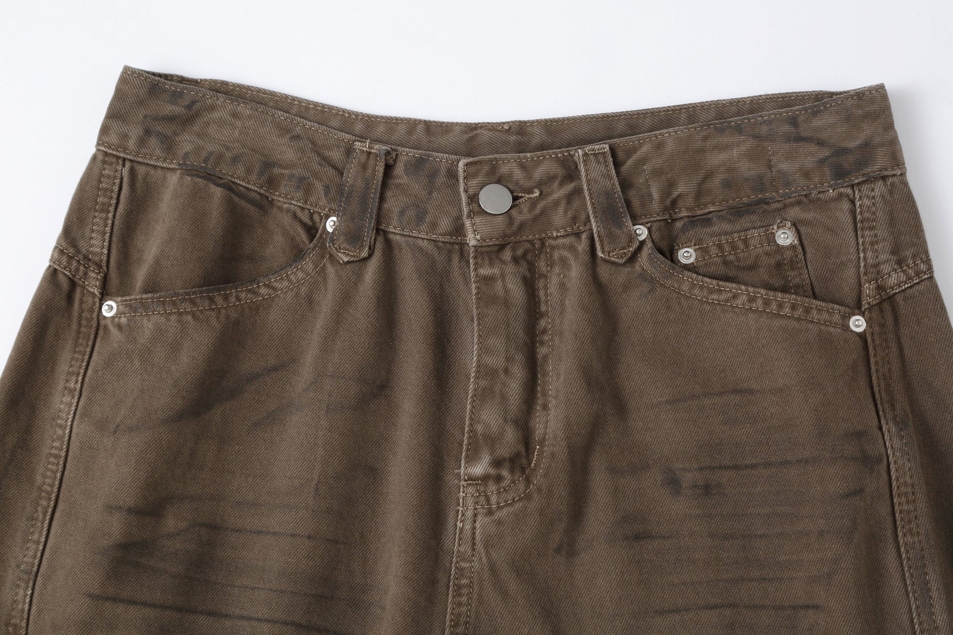 CLP Retro Panel Straight-Leg Jeans-Jeans-M-Free Shipping Leatheretro