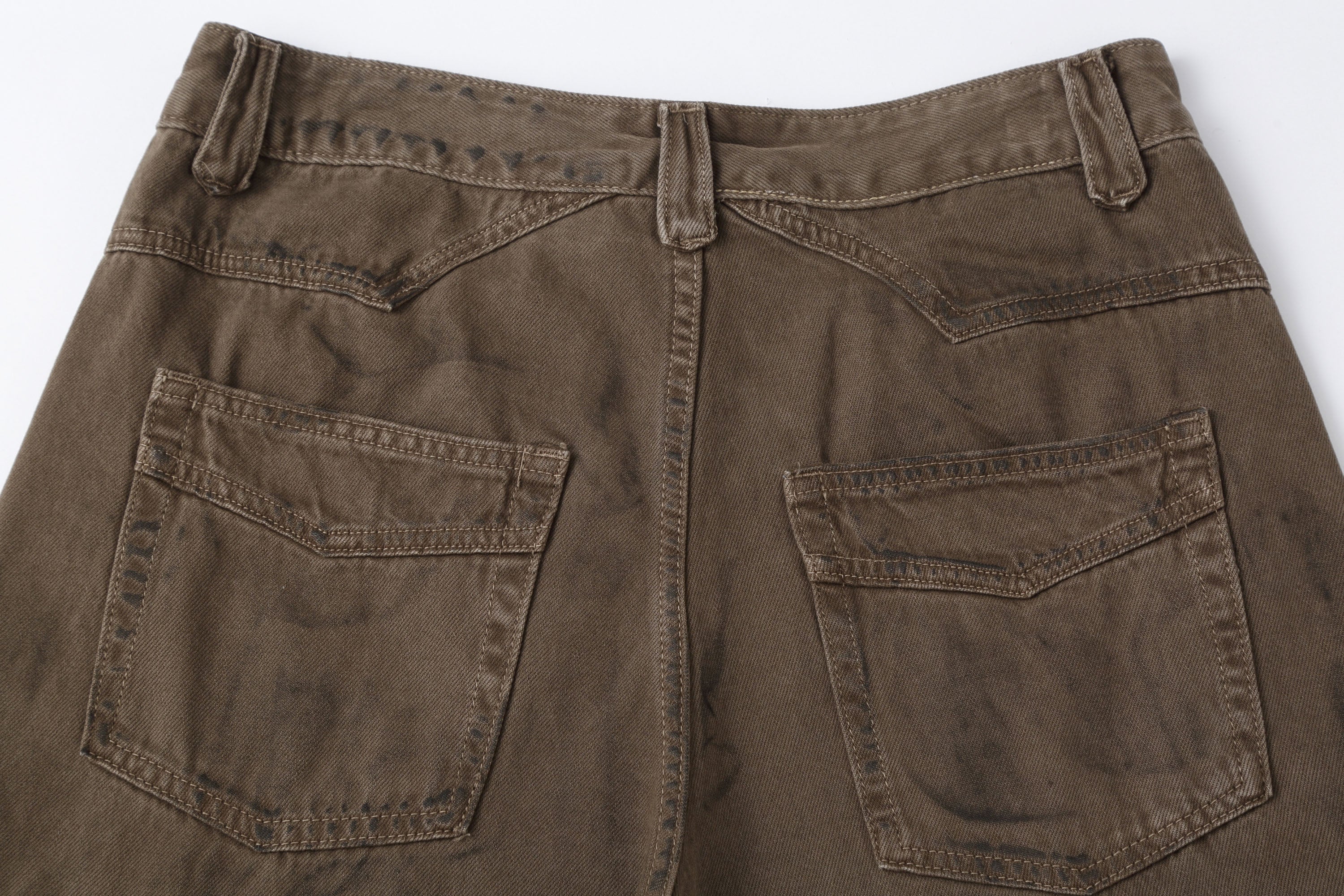 CLP Retro Panel Straight-Leg Jeans-Jeans-M-Free Shipping Leatheretro