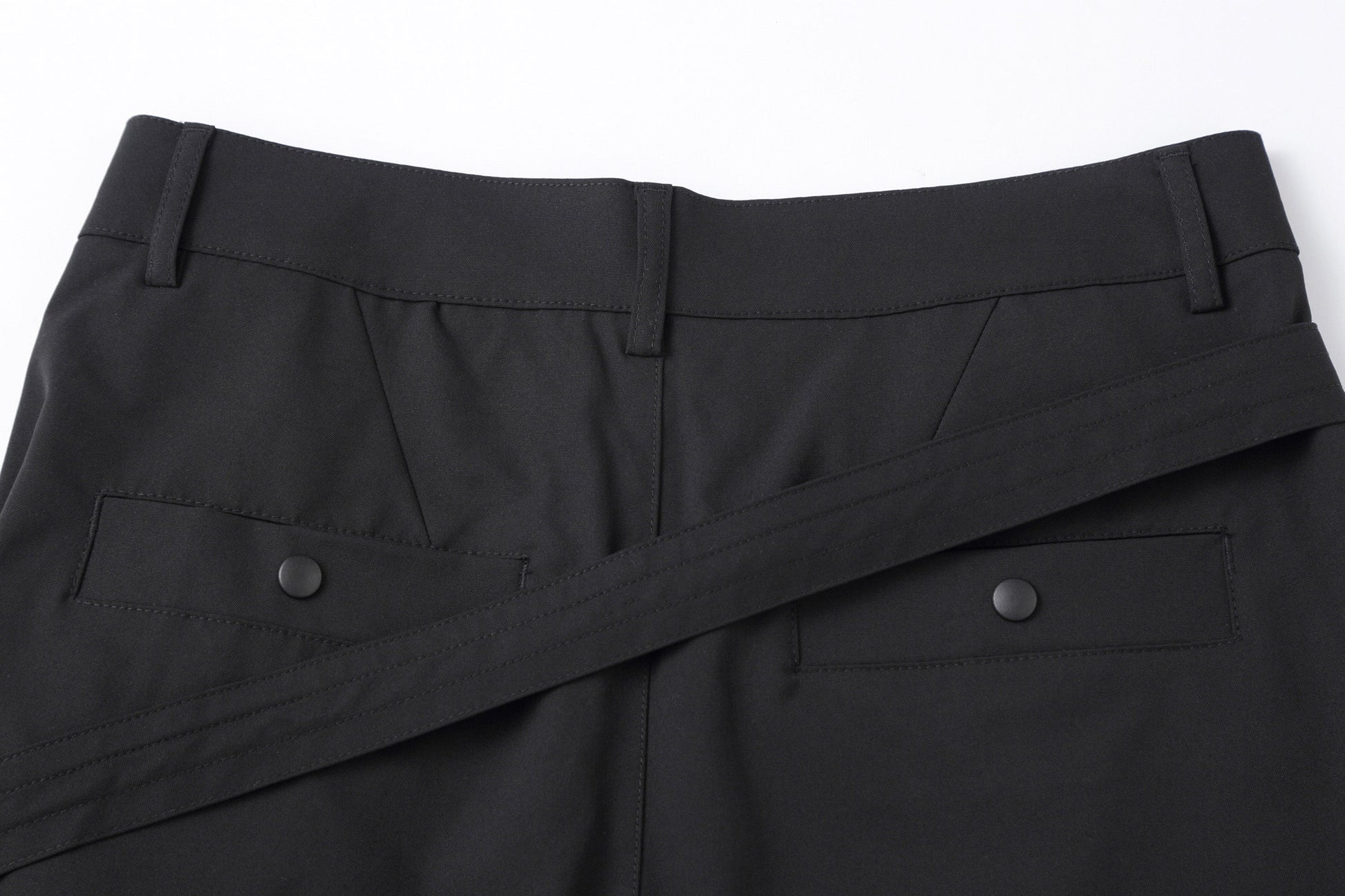 CLP Draped Wide-Leg Belted Pants-Pants-M-With waistband-Free Shipping Leatheretro