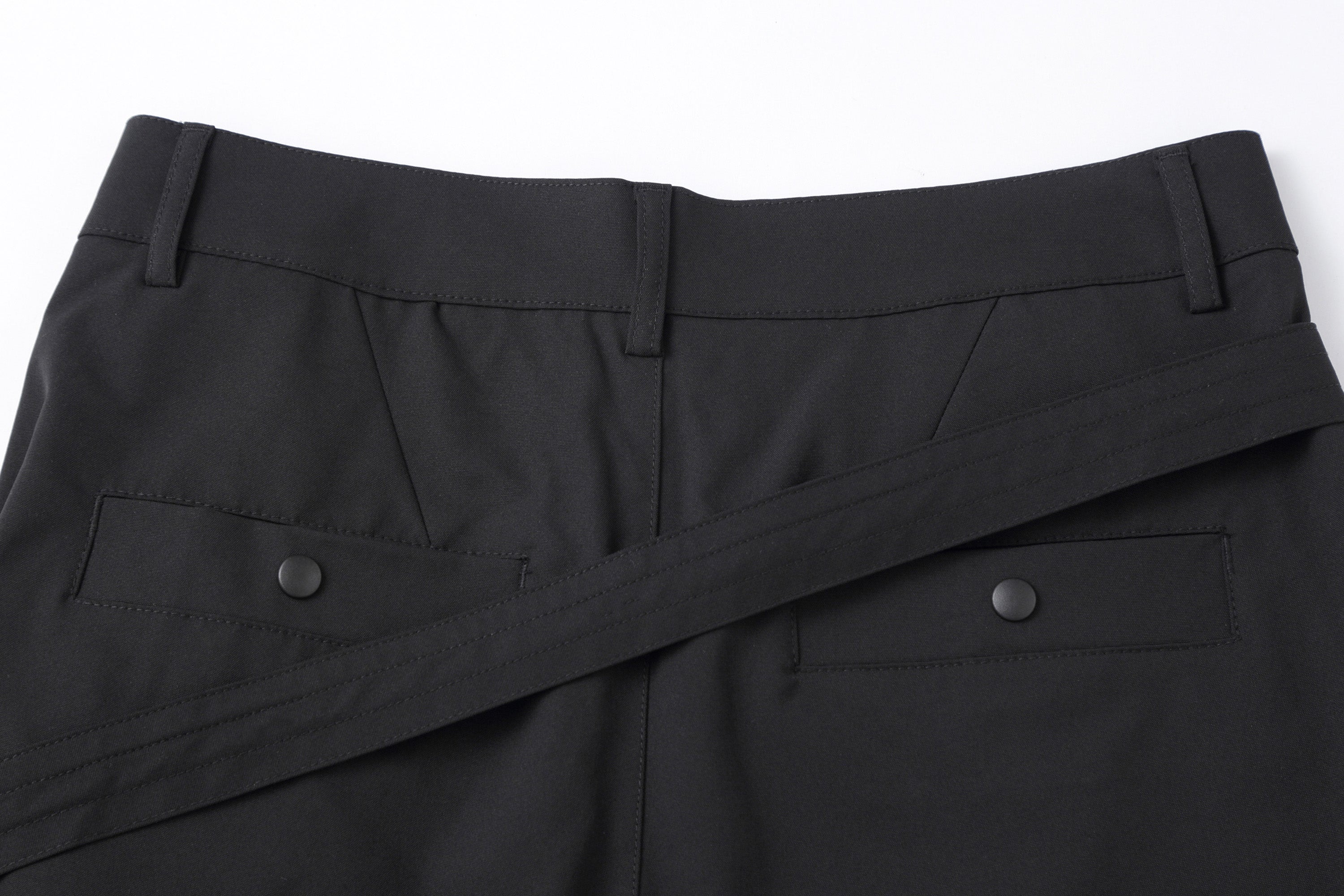 CLP Draped Wide-Leg Belted Pants-Pants-M-With waistband-Free Shipping Leatheretro