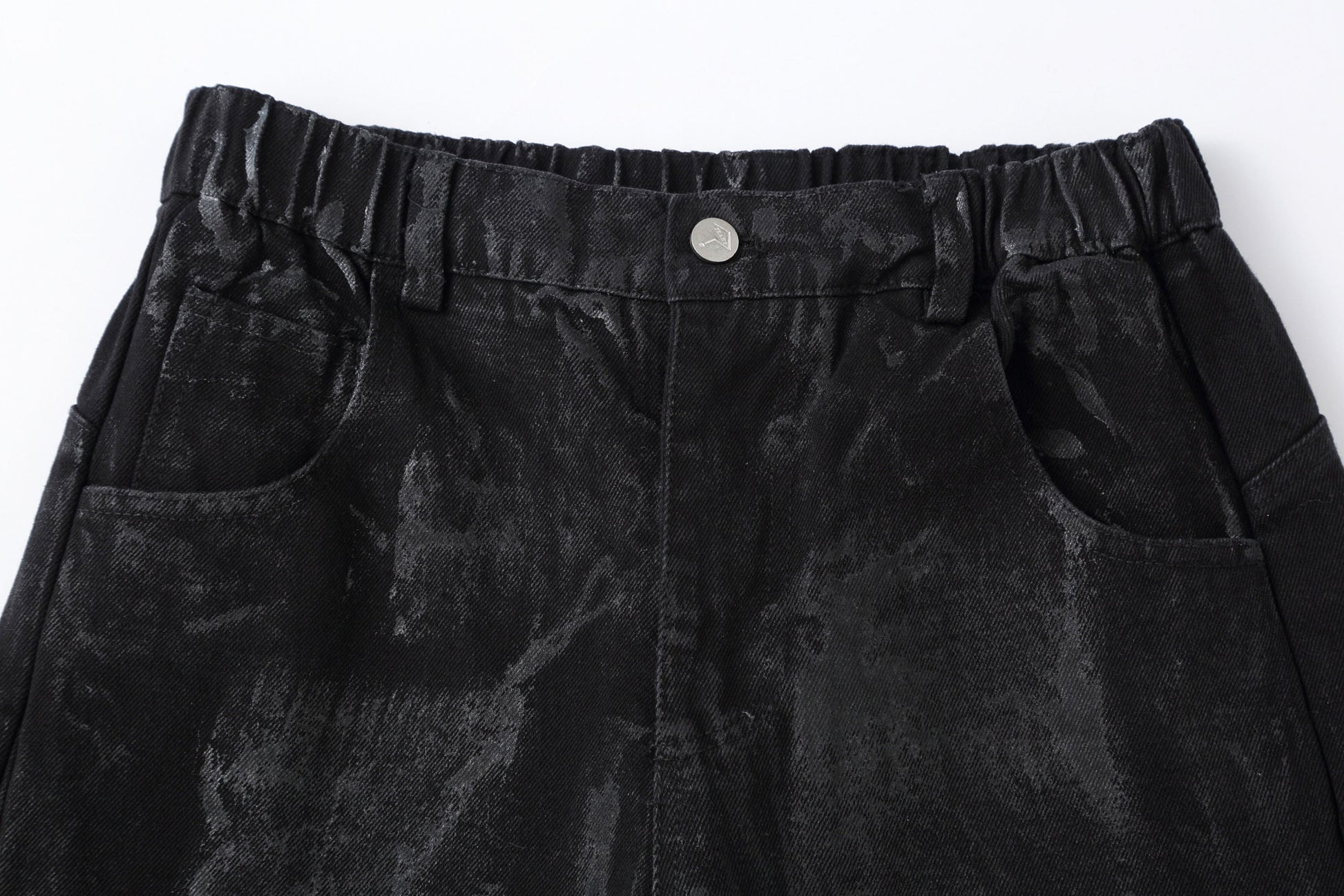 CLP Distressed Curved-Panel Oversized Jeans-Jeans-S-Free Shipping Leatheretro
