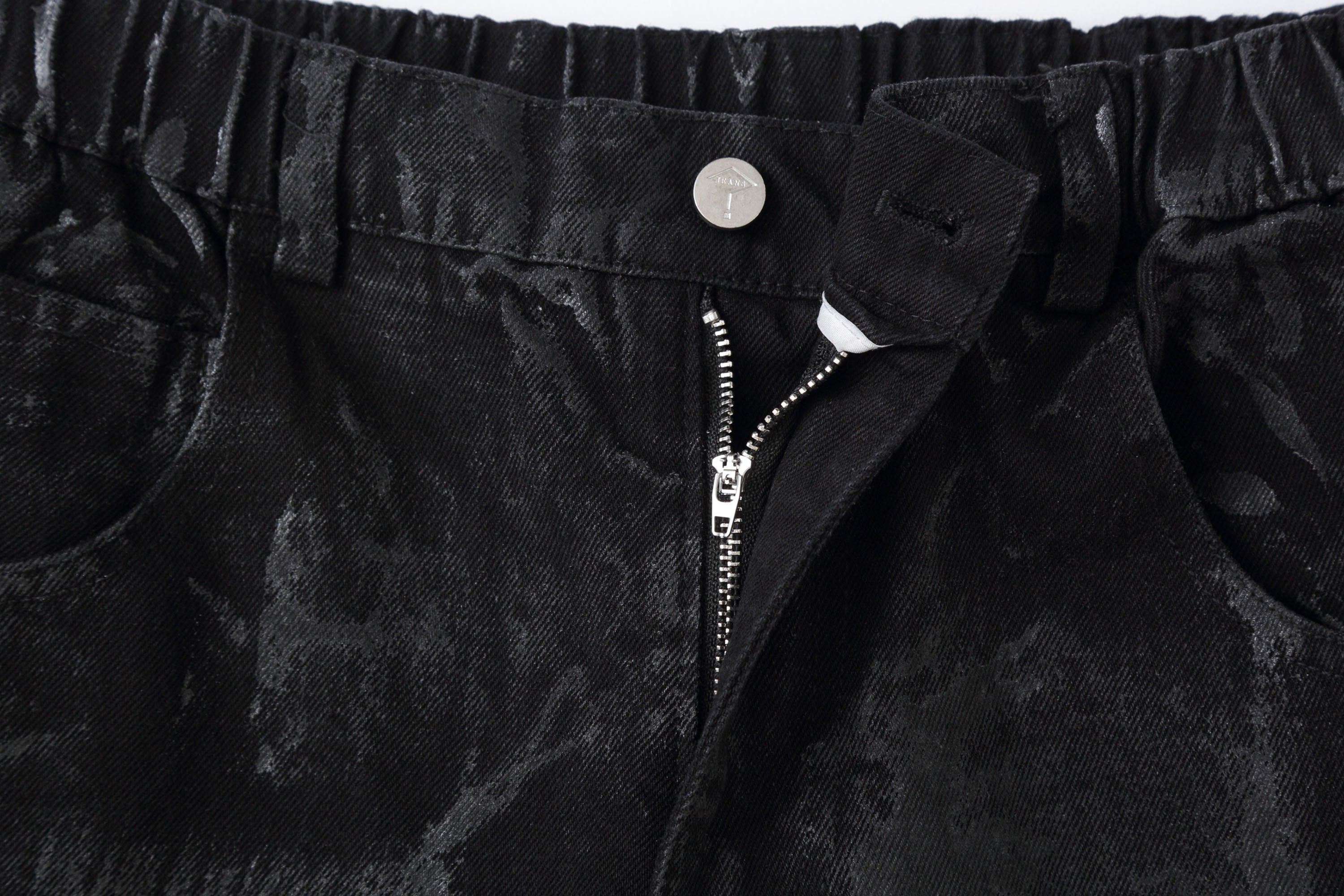 CLP Distressed Curved-Panel Oversized Jeans-Jeans-S-Free Shipping Leatheretro