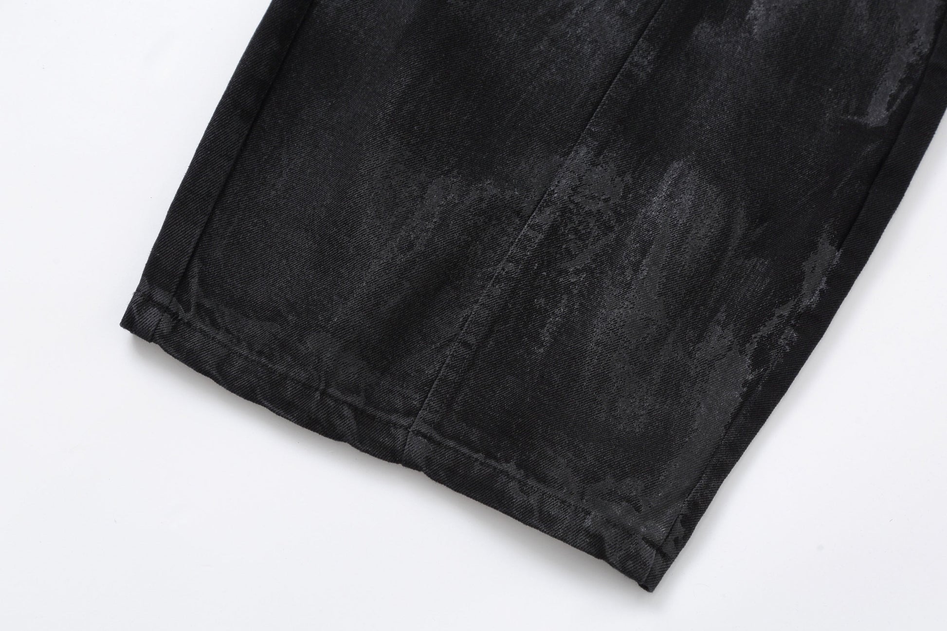 CLP Distressed Curved-Panel Oversized Jeans-Jeans-S-Free Shipping Leatheretro