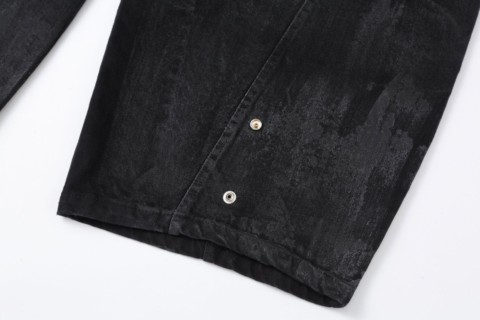 CLP Distressed Curved-Panel Oversized Jeans-Jeans-S-Free Shipping Leatheretro