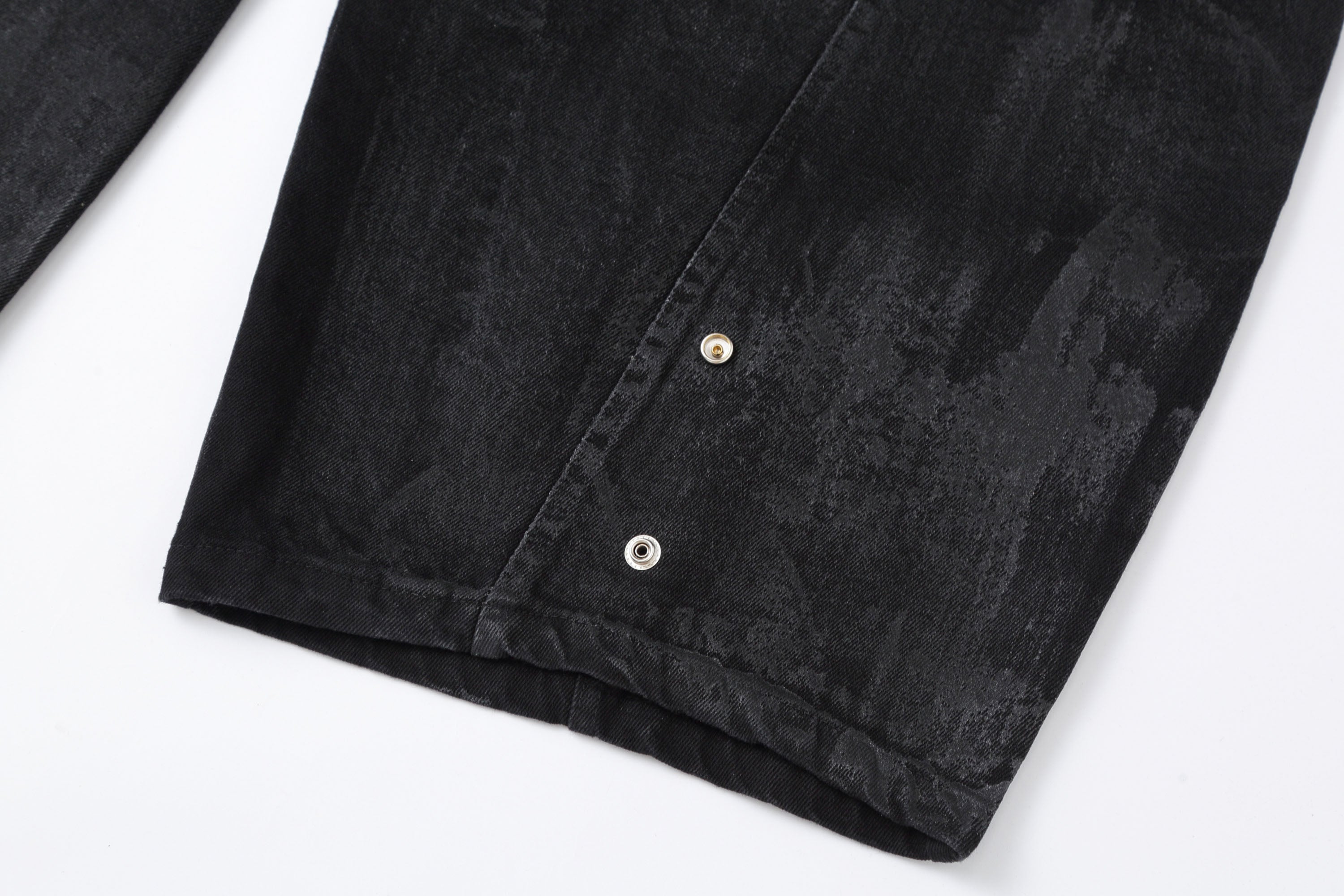 CLP Distressed Curved-Panel Oversized Jeans-Jeans-S-Free Shipping Leatheretro