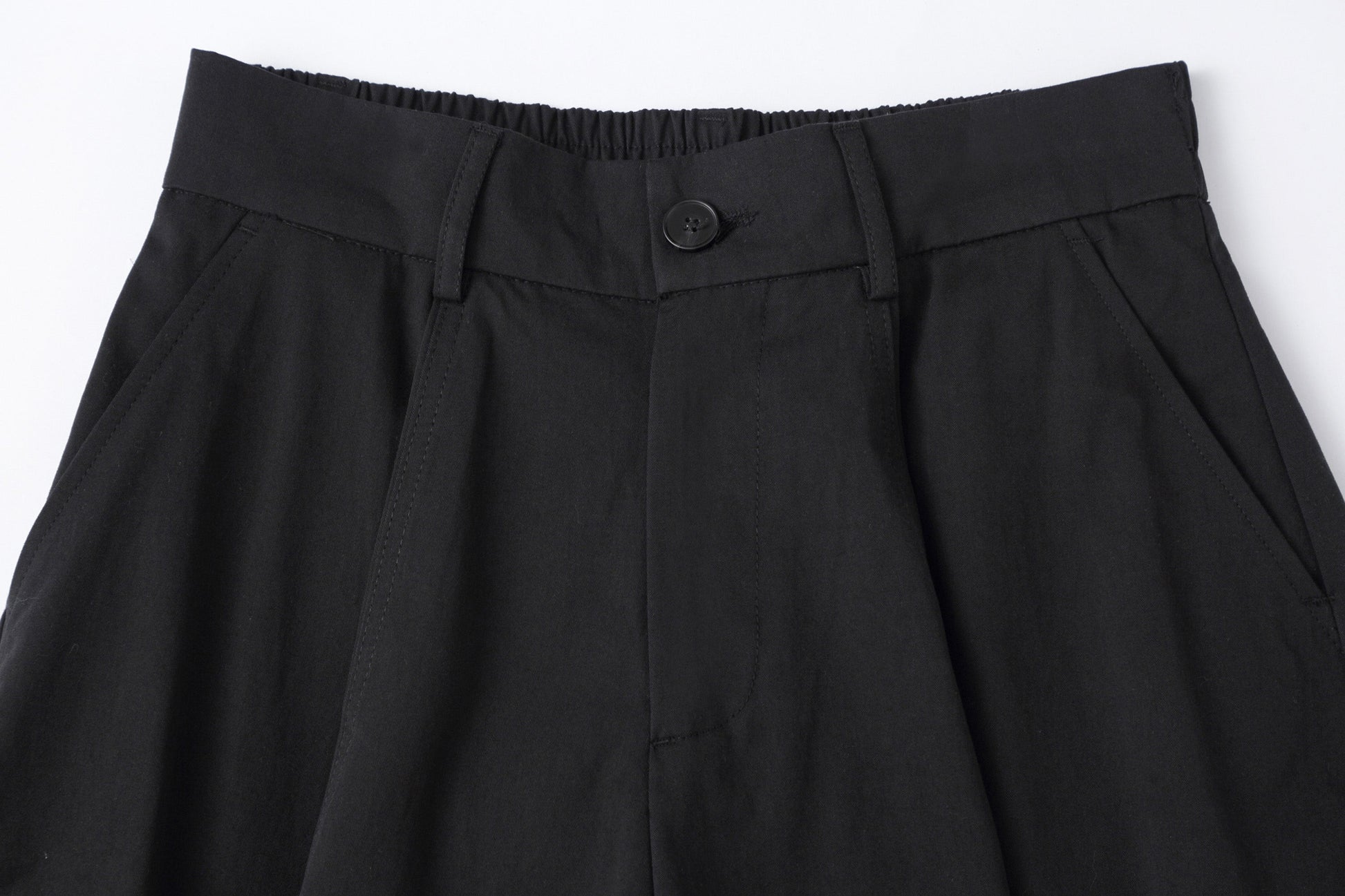 CLP High-Waist Curved Wide-Leg Pants-Pants-S-Black-Free Shipping Leatheretro