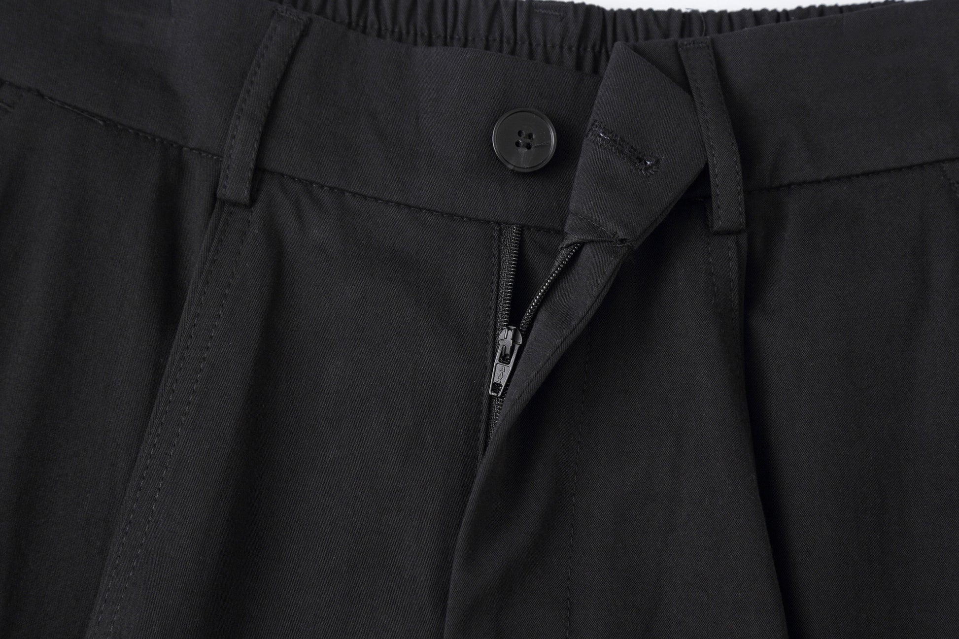 CLP High-Waist Curved Wide-Leg Pants-Pants-S-Black-Free Shipping Leatheretro