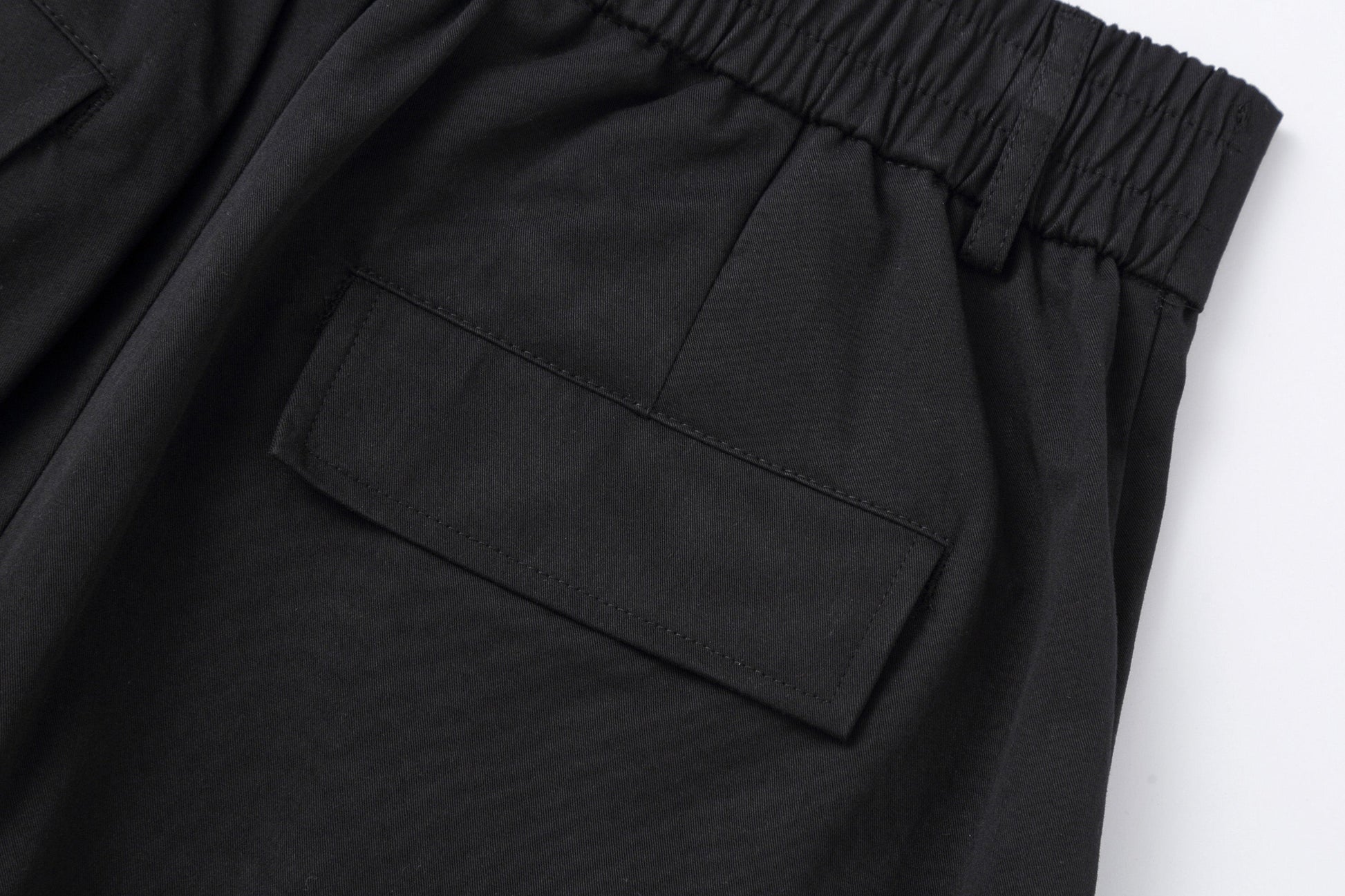 CLP High-Waist Curved Wide-Leg Pants-Pants-S-Black-Free Shipping Leatheretro