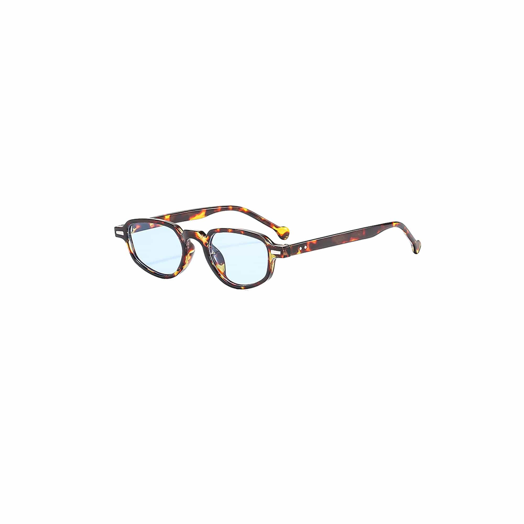 DAMAGE ASIA Gradient Lens Irregular Frame Sunglasses-Sunglasses-Coffee-Free Shipping Leatheretro