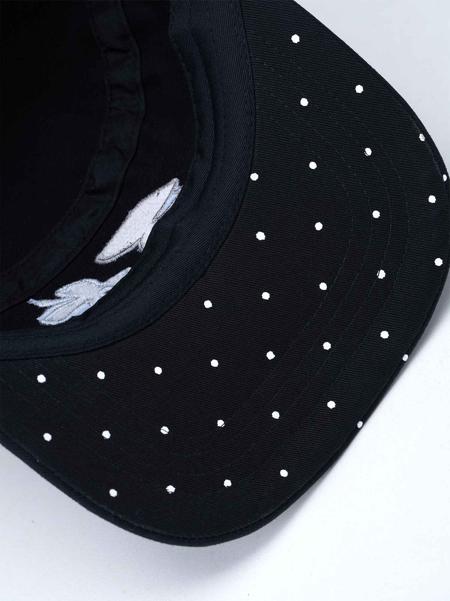 SANB Polka Dot Embroidered Pillbox Hat-Hat, Cap, Beanie-One Size-Free Shipping Leatheretro
