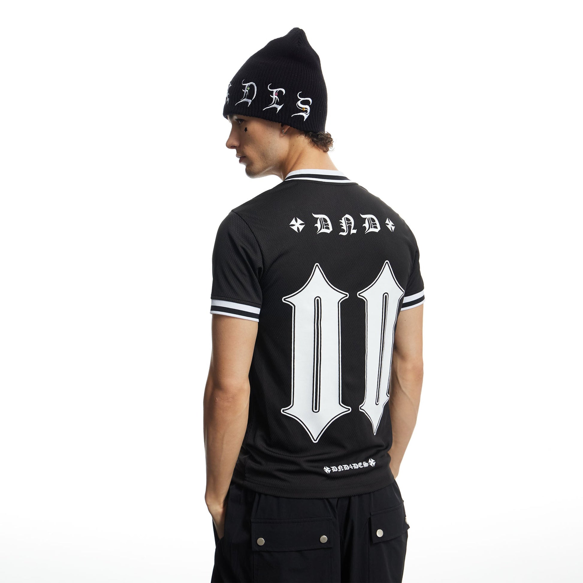 DND4DES Gothic LOGO Mesh Tee-T Shirt-S-Free Shipping Leatheretro