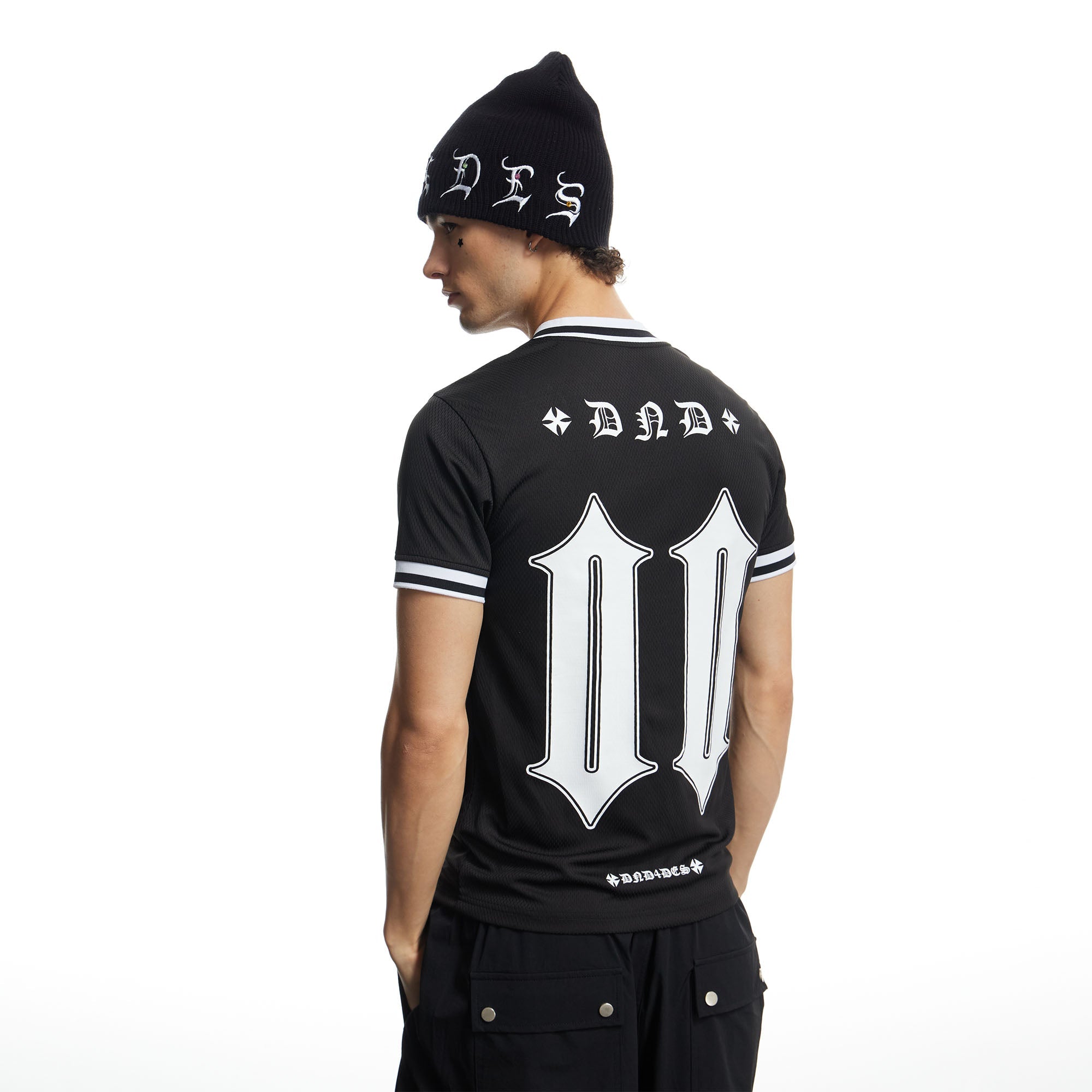 DND4DES Gothic LOGO Mesh Tee-T Shirt-S-Free Shipping Leatheretro