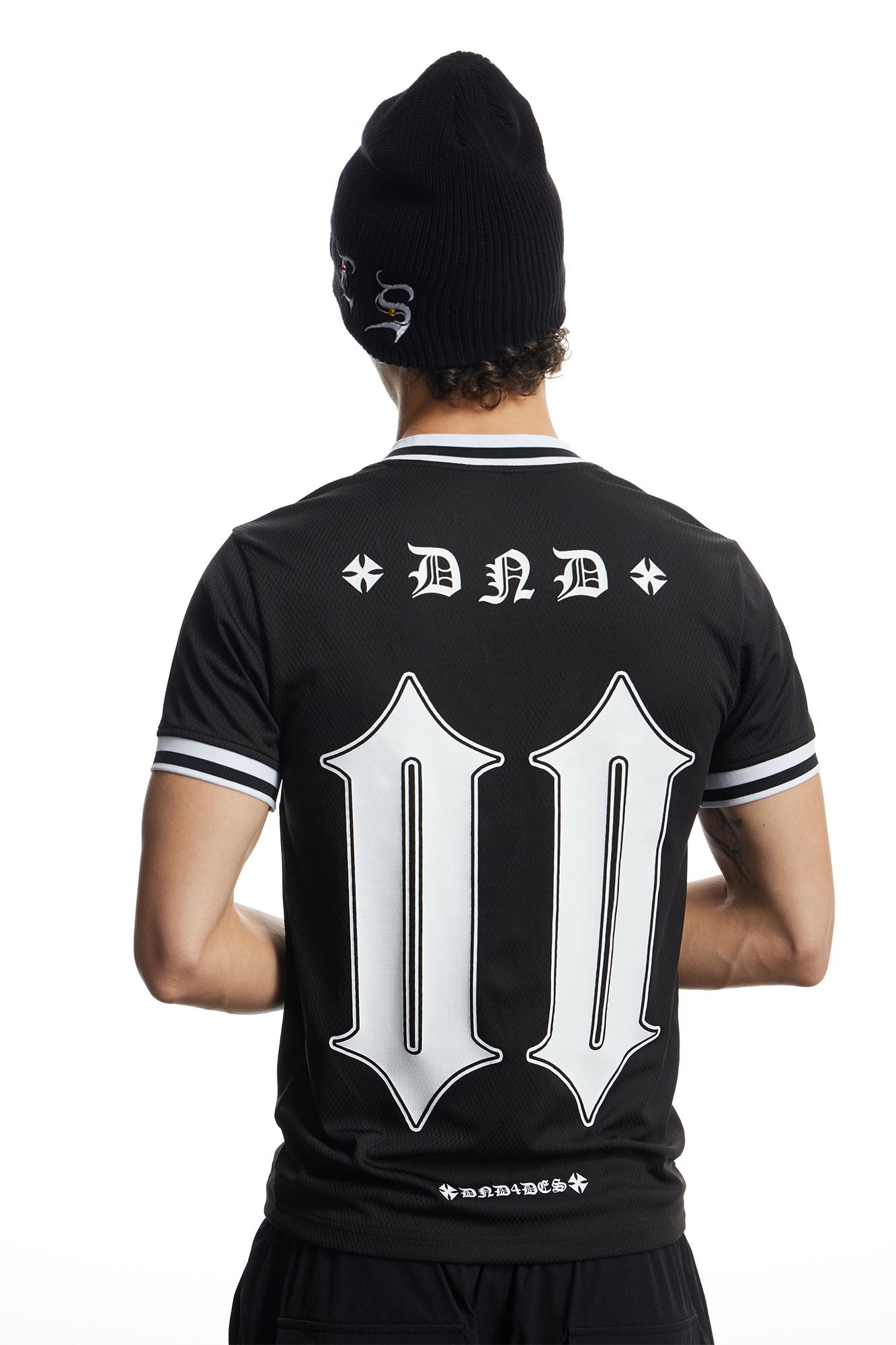 DND4DES Gothic LOGO Mesh Tee-T Shirt-S-Free Shipping Leatheretro