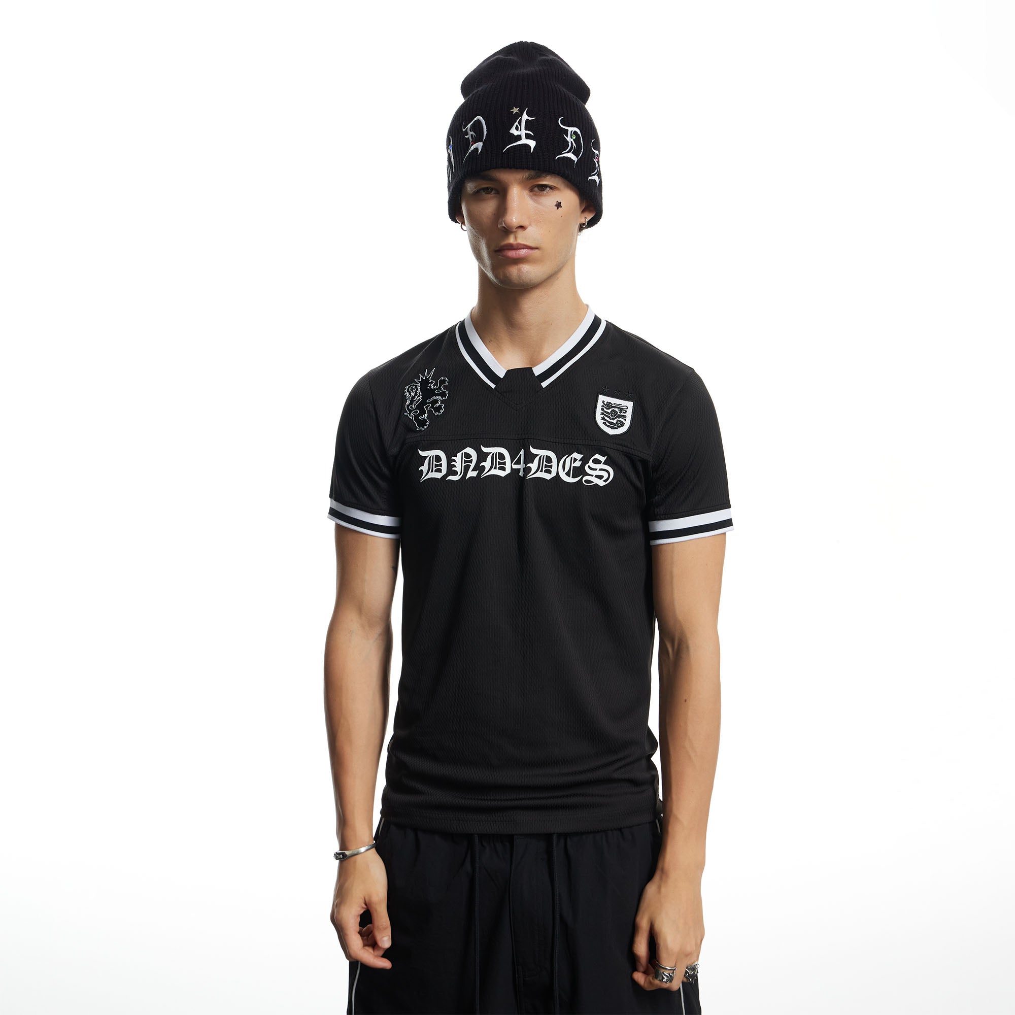 DND4DES Gothic LOGO Mesh Tee-T Shirt-S-Free Shipping Leatheretro