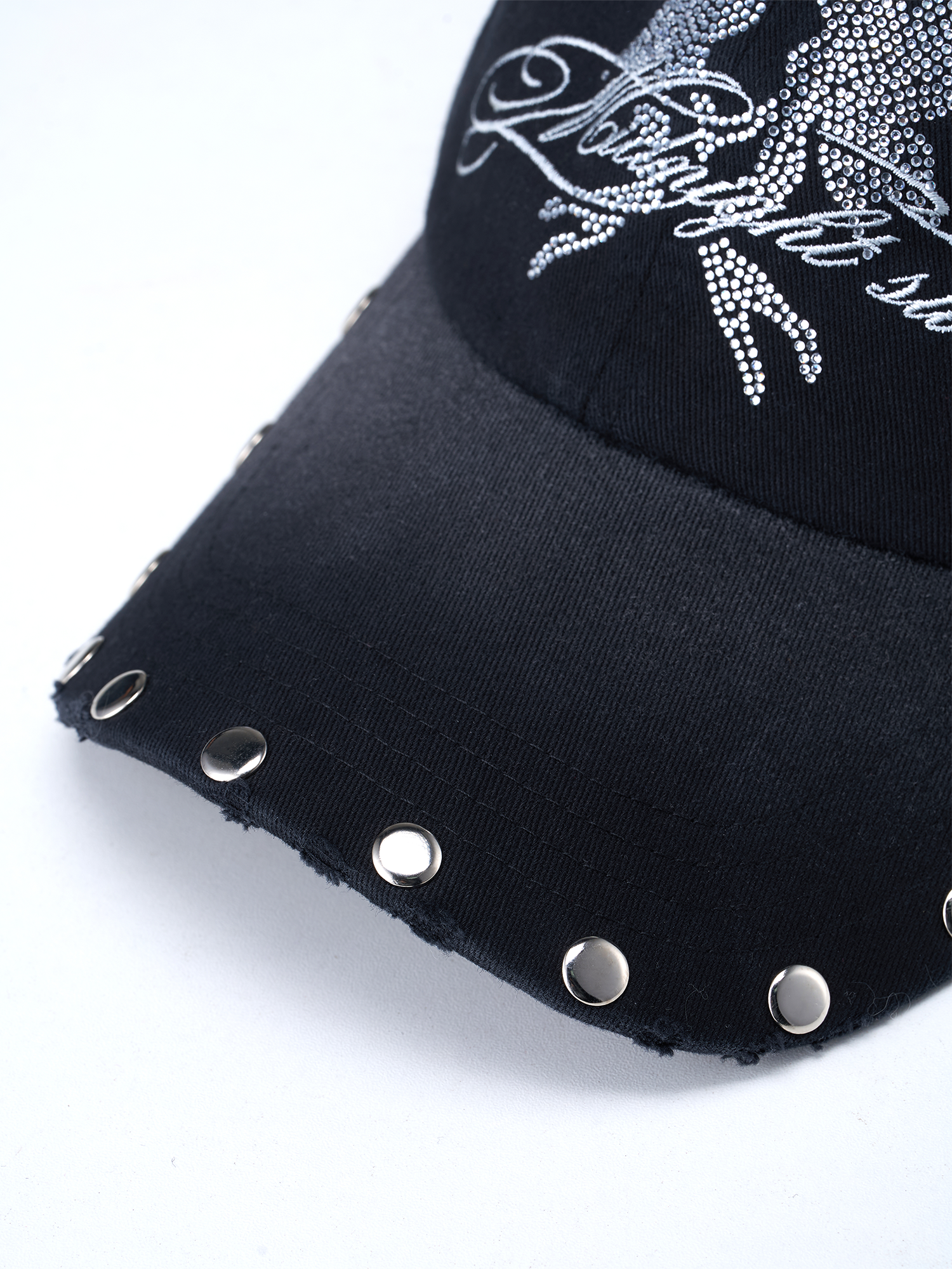 SANB Washed Angel Diamond Baseball Cap-Hat, Cap, Beanie-One Size-Free Shipping Leatheretro