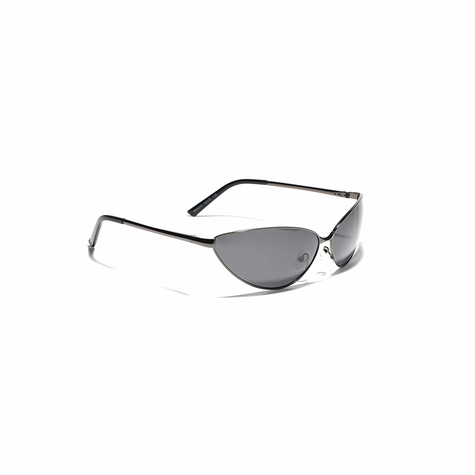 DAMAGE ASIA Alien Cat-Eye Sunglasses-Sunglasses-Silver-Free Shipping Leatheretro