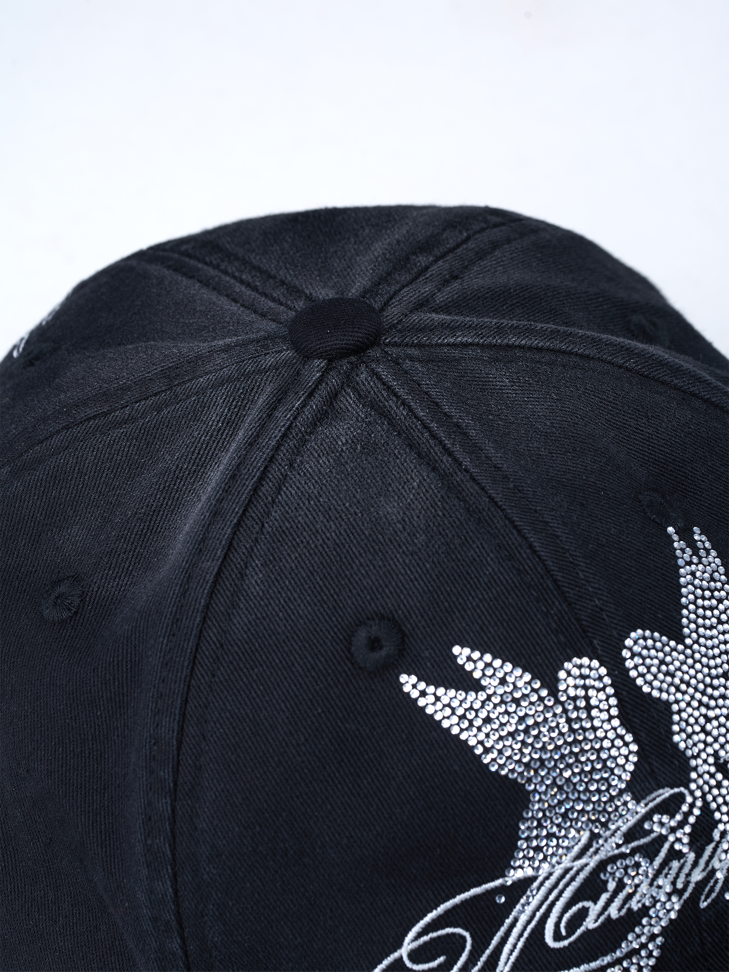 SANB Washed Angel Diamond Baseball Cap-Hat, Cap, Beanie-One Size-Free Shipping Leatheretro