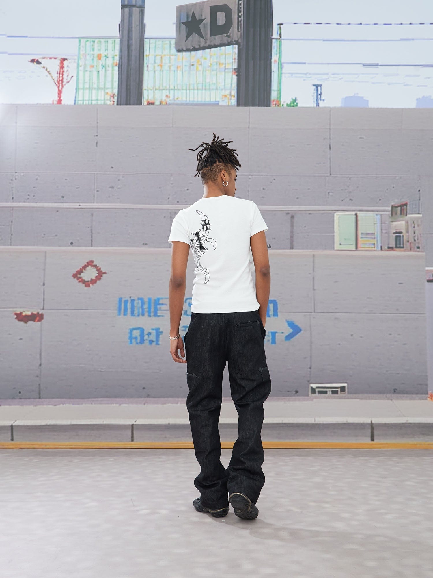 DND4DES Double-Zipper Multi-Pocket Raw Jeans-Jeans-XS-Free Shipping Leatheretro