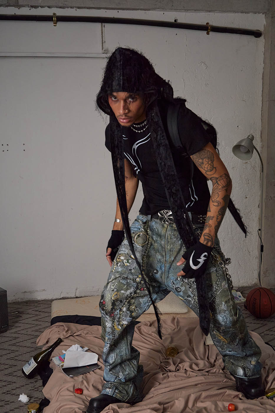 DND4DES The Rune T-Shirt-T Shirt-S-Black-Free Shipping Leatheretro