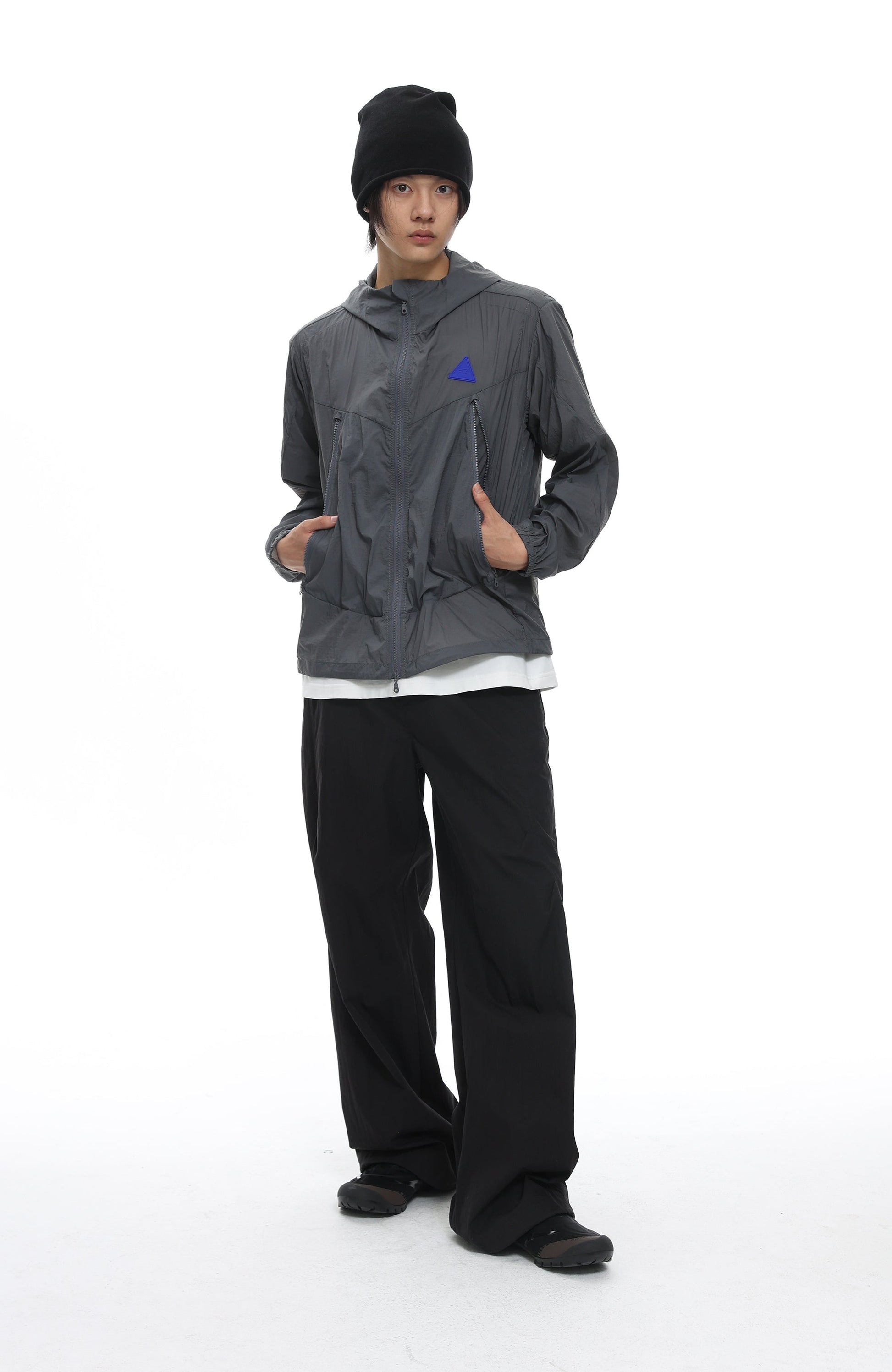 ROARINGWILD A ARCH Essential Drawstring Parachute Pants-Pants-XS-Black Regular (old version)-Free Shipping Leatheretro