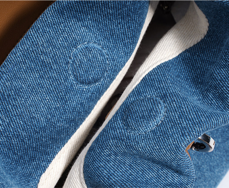 Summer Denim Shoulder Bag-Shoulder Bags-A-Free Shipping Leatheretro