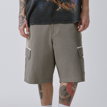 F2CE Outdoor Contrast Cargo Shorts-Shorts-S / 27-31"-Free Shipping Leatheretro