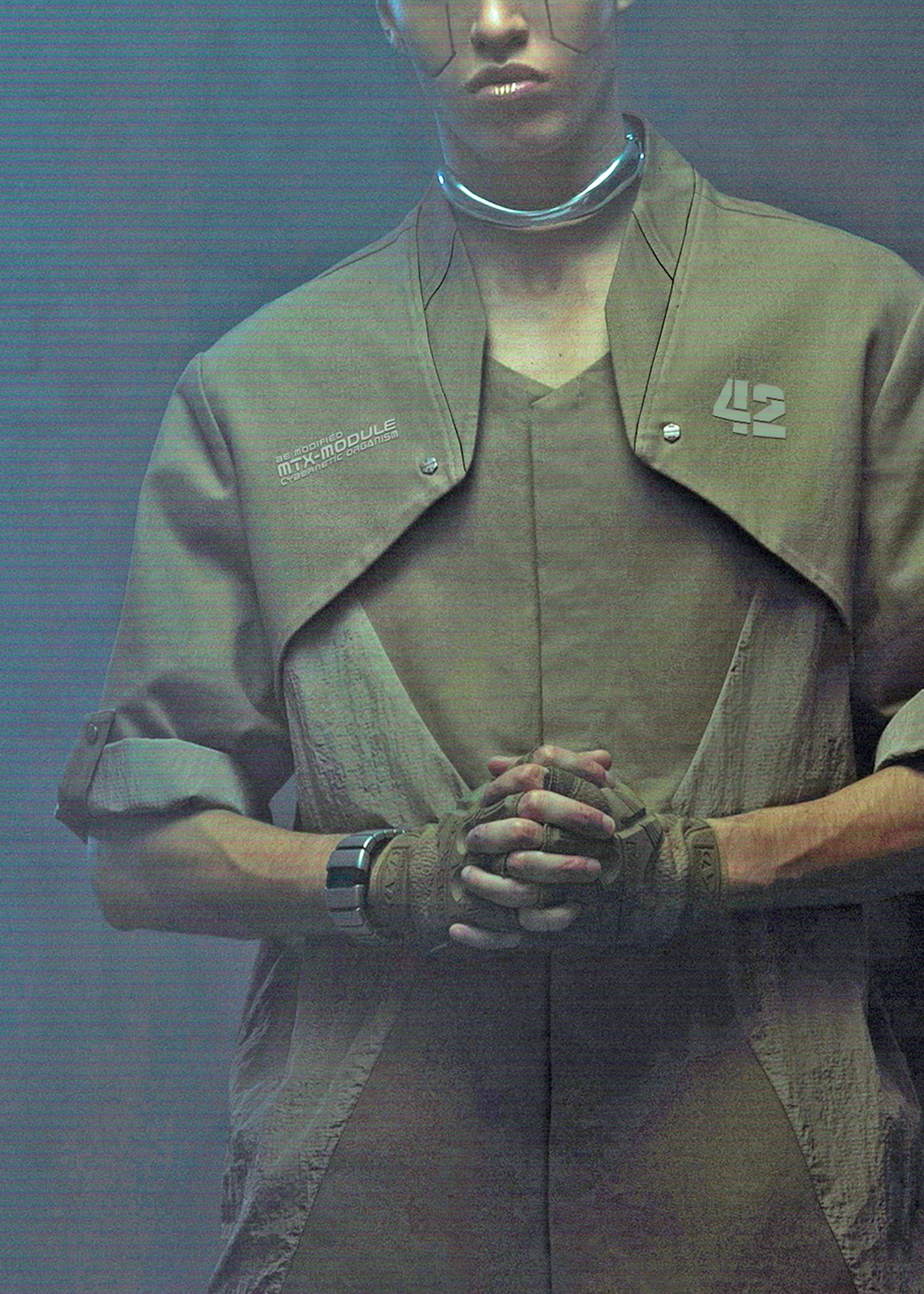 XIPHEVIL Terminal Layered Rivet Half Shirt Army Green-Half shirt-XS-Free Shipping Leatheretro