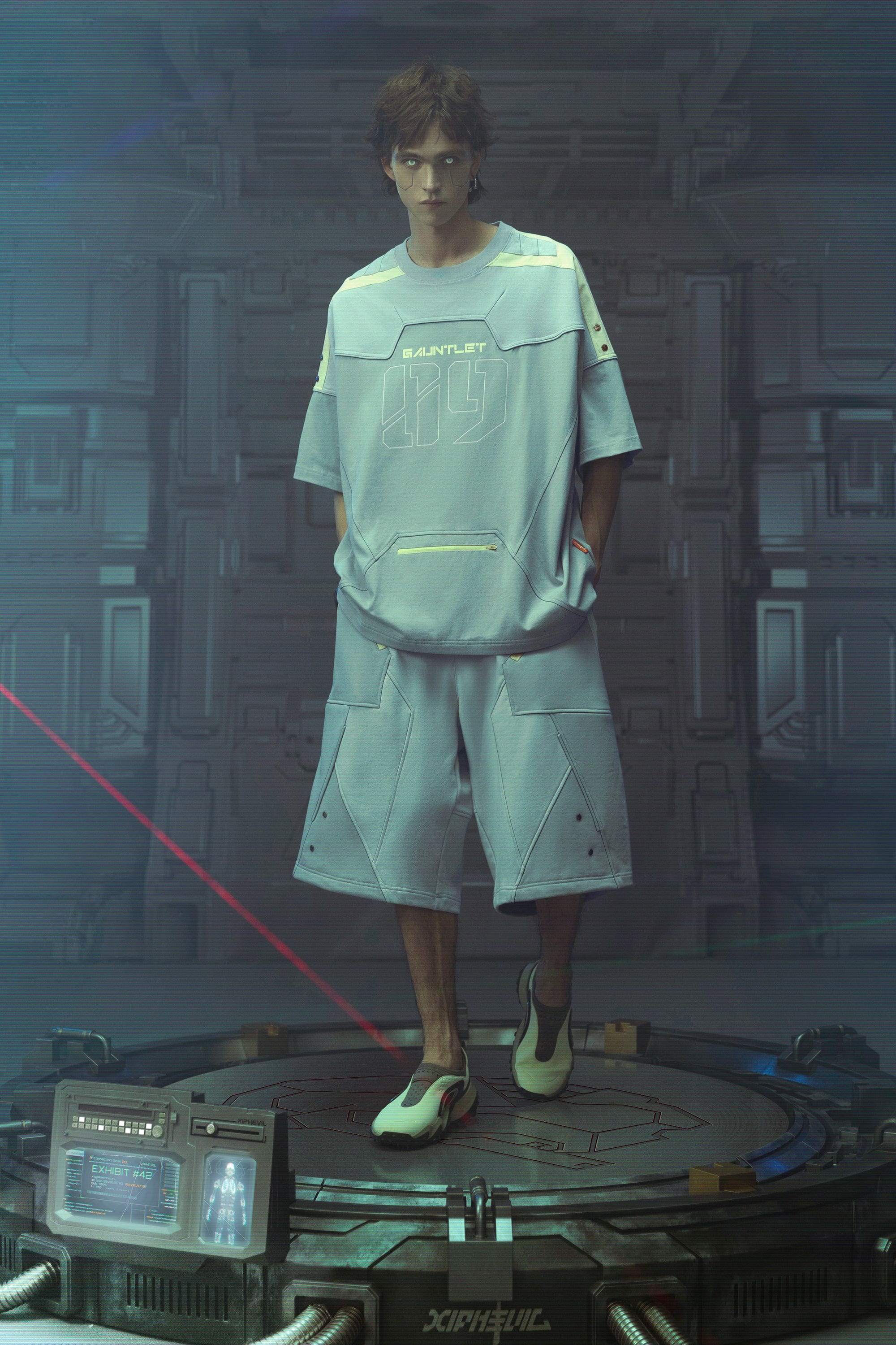 XIPHEVIL Modern Deconstructed Rivet Jersey Sliver-T Shirt-XS-Free Shipping Leatheretro