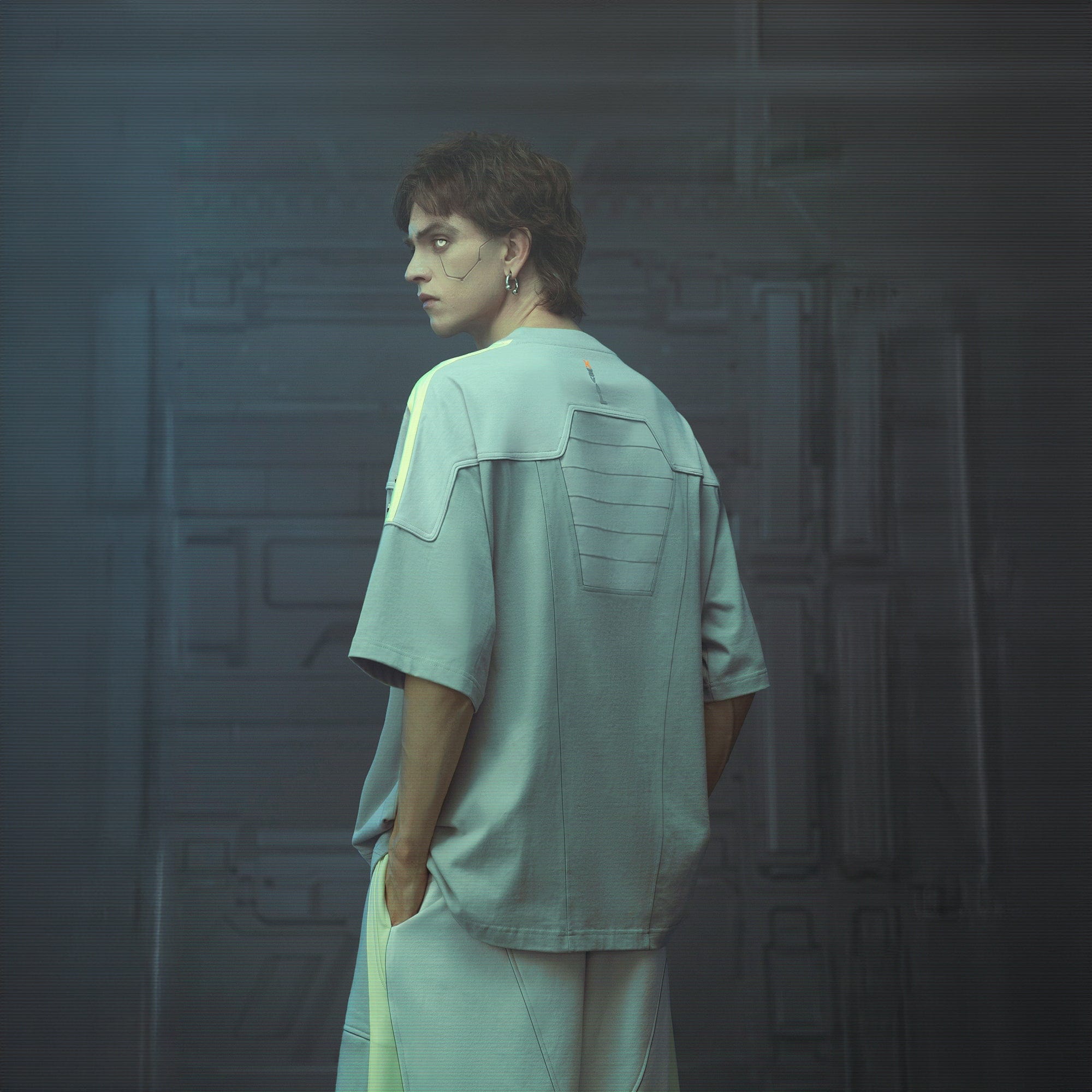 XIPHEVIL Modern Deconstructed Rivet Jersey Sliver-T Shirt-XS-Free Shipping Leatheretro