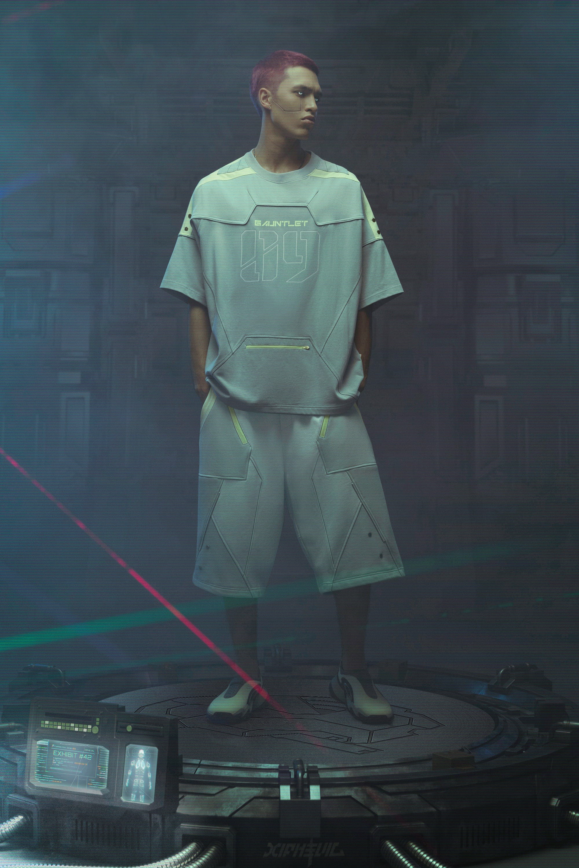 XIPHEVIL Modern Deconstructed Rivet Jersey Sliver-T Shirt-XS-Free Shipping Leatheretro