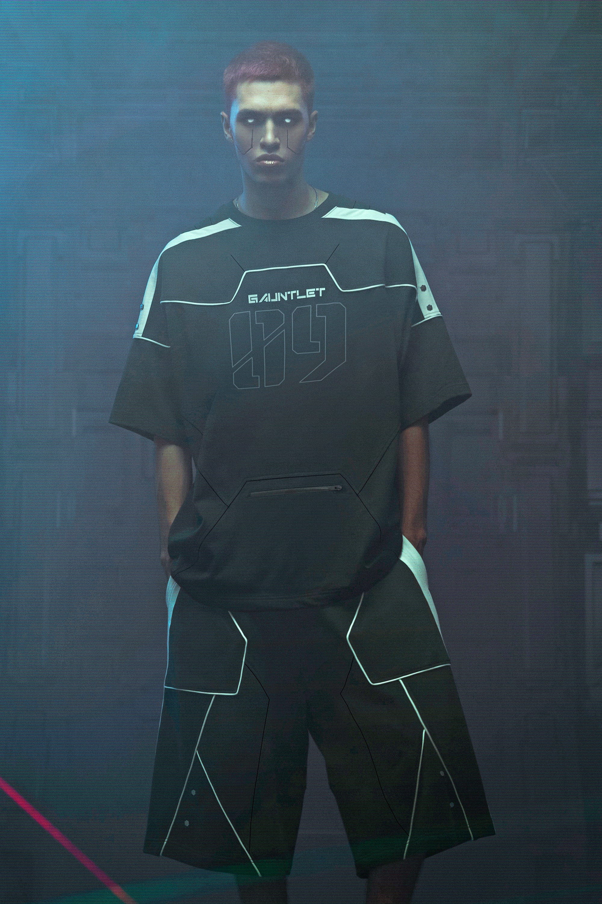 XIPHEVIL Modern Deconstructed Rivet Jersey Black-T Shirt-XS-Free Shipping Leatheretro