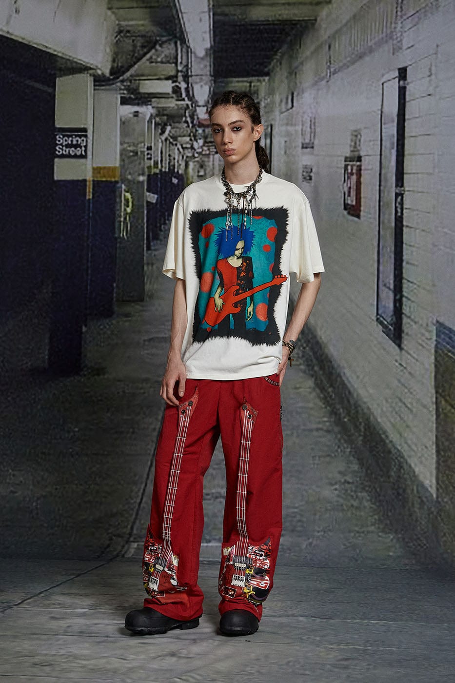 DND4DES The Bass Pants Red-Pants-XS-Free Shipping Leatheretro