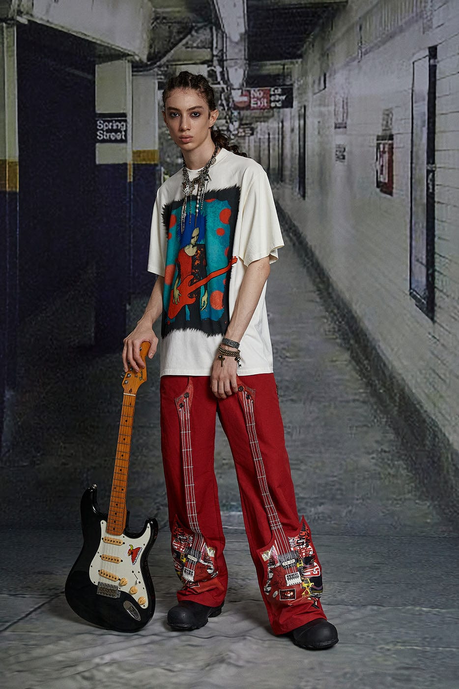 DND4DES The Bass Pants Red-Pants-XS-Free Shipping Leatheretro