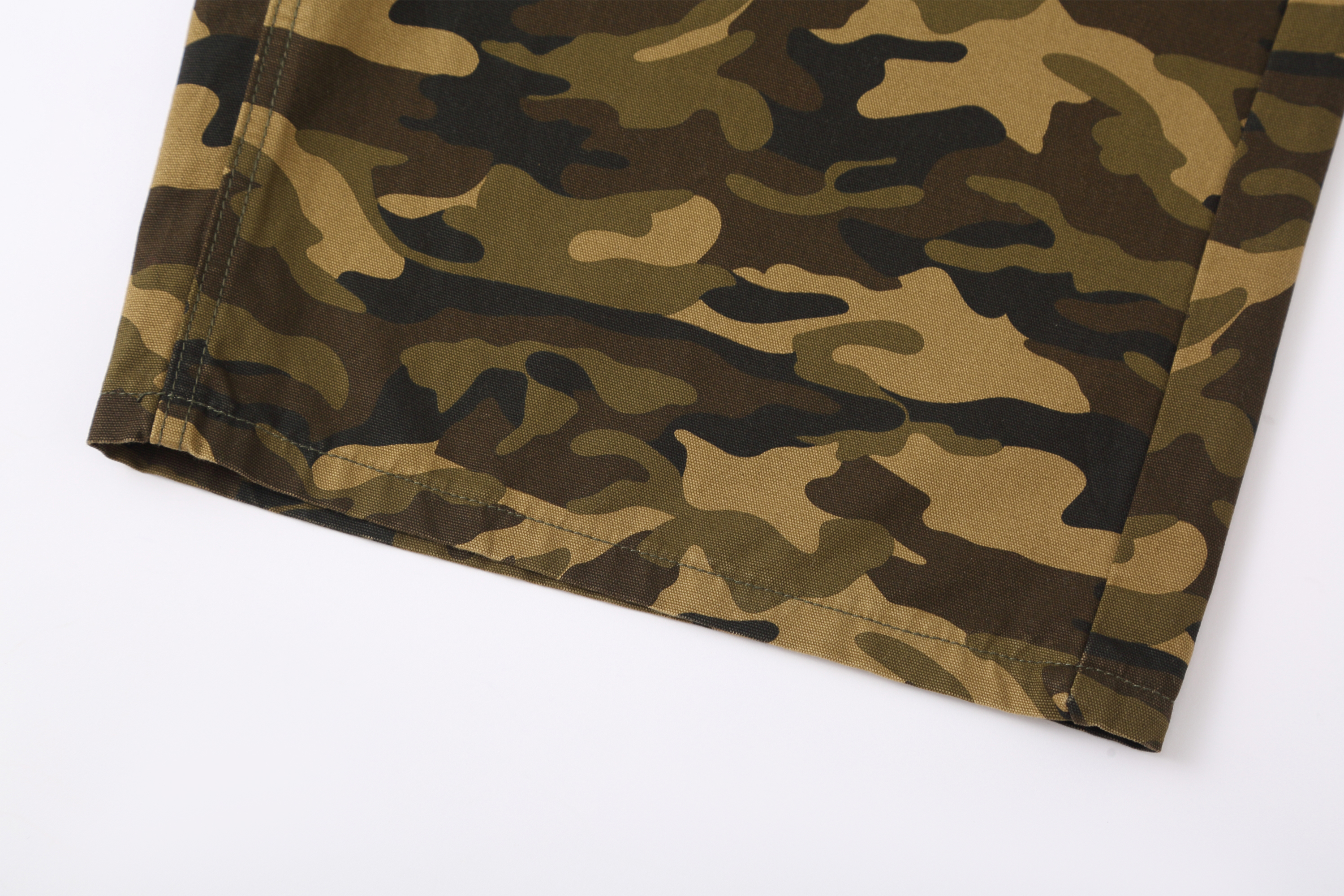 CLP Retro Camo Metal Clasp Denim Shorts-Shorts-S / 28"-Free Shipping Leatheretro