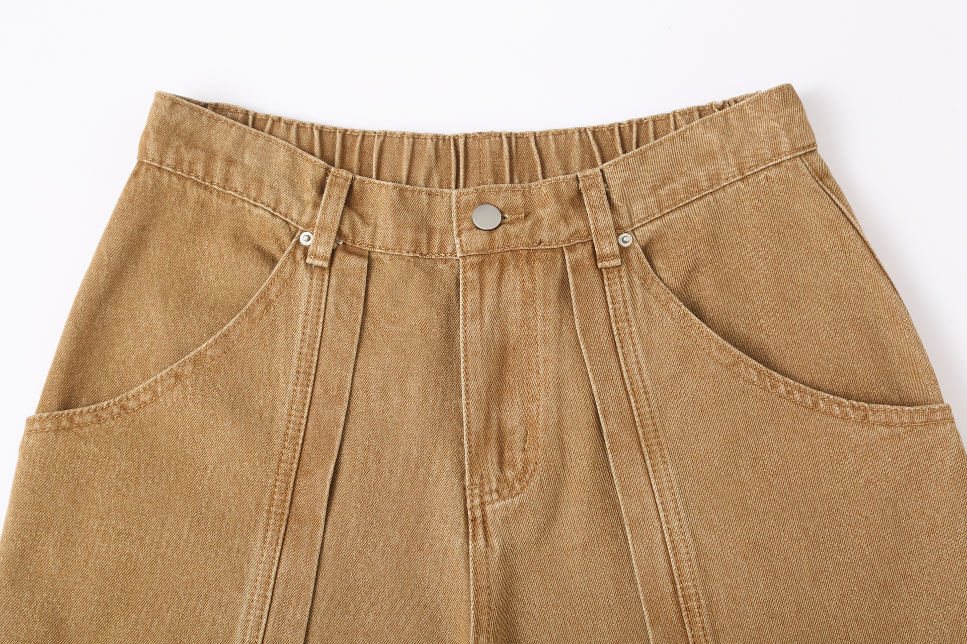 CLP Retro Washed Paneled Oversized Jeans-Jeans-M / 29"-Free Shipping Leatheretro
