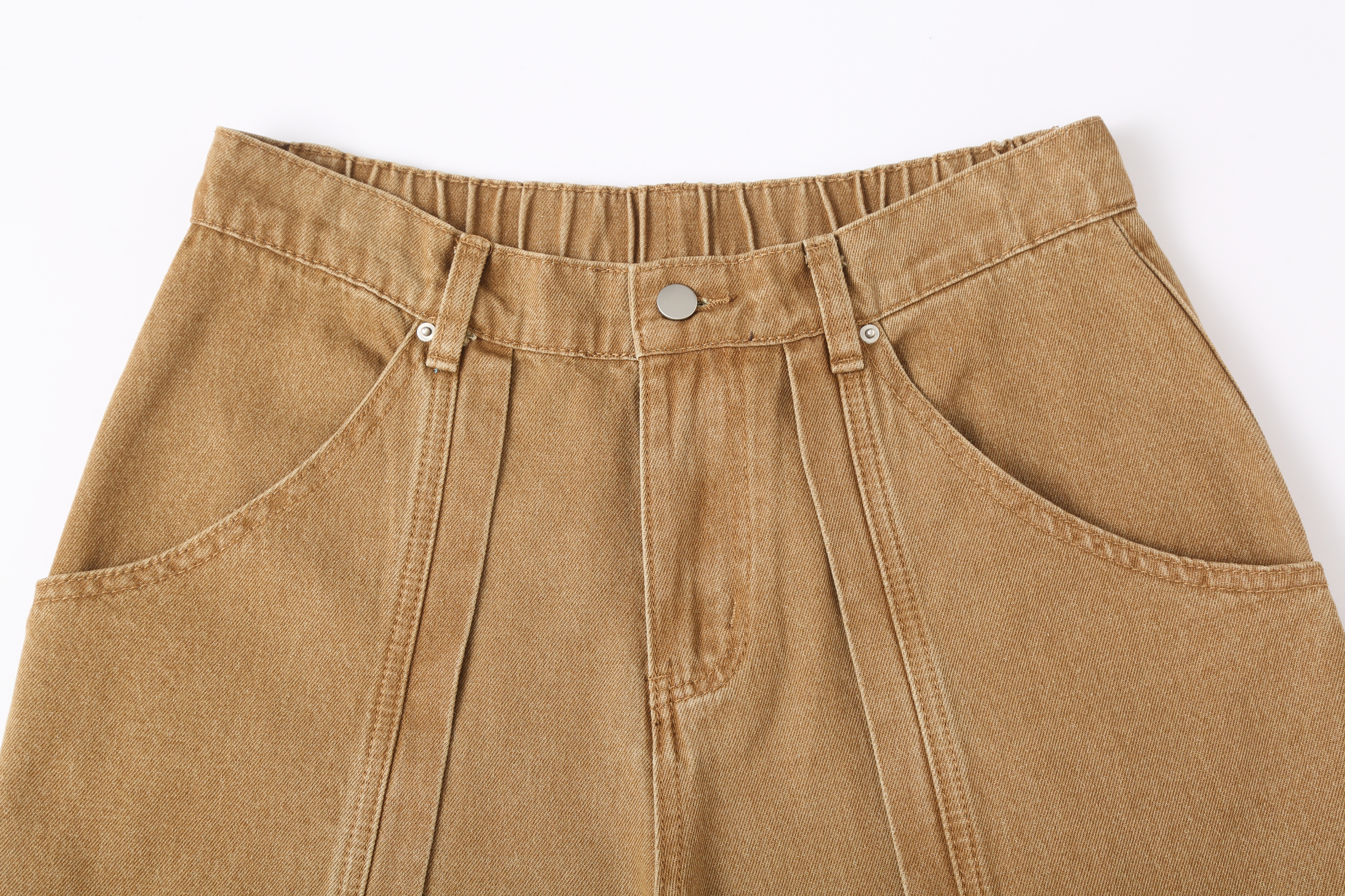 CLP Retro Washed Paneled Oversized Jeans-Jeans-M / 29"-Free Shipping Leatheretro