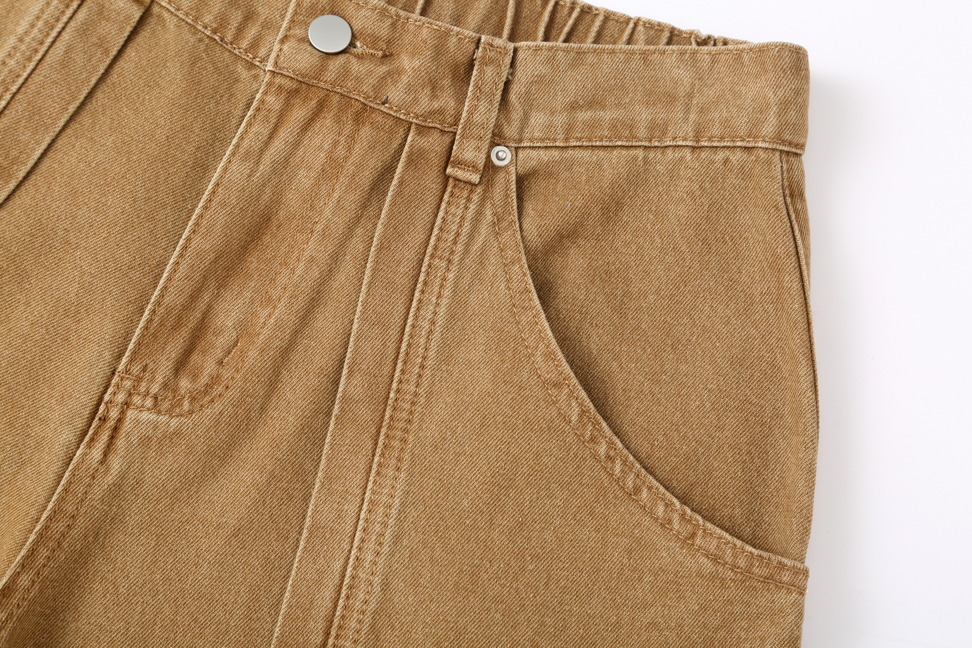 CLP Retro Washed Paneled Oversized Jeans-Jeans-M / 29"-Free Shipping Leatheretro