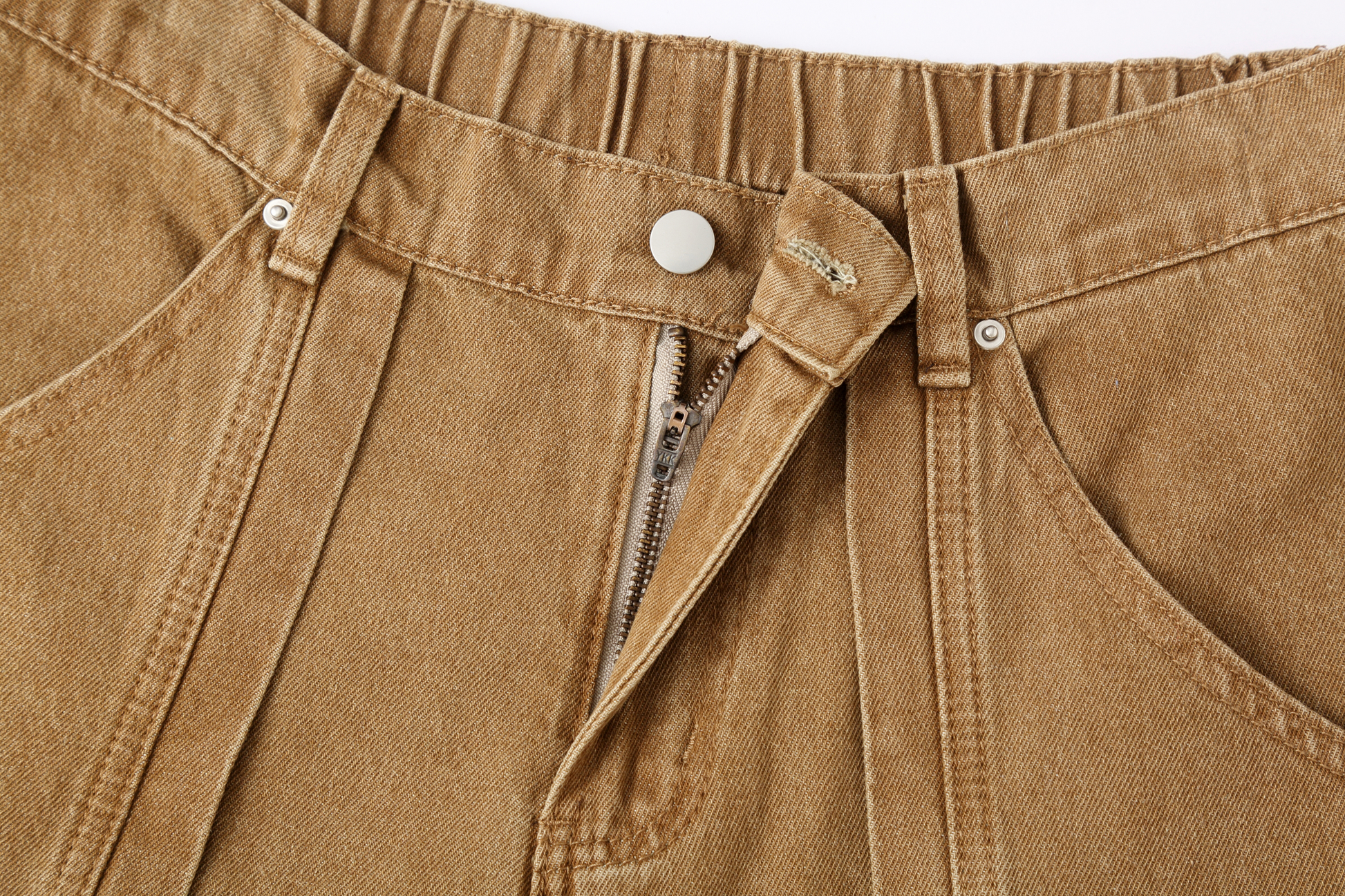 CLP Retro Washed Paneled Oversized Jeans-Jeans-M / 29"-Free Shipping Leatheretro