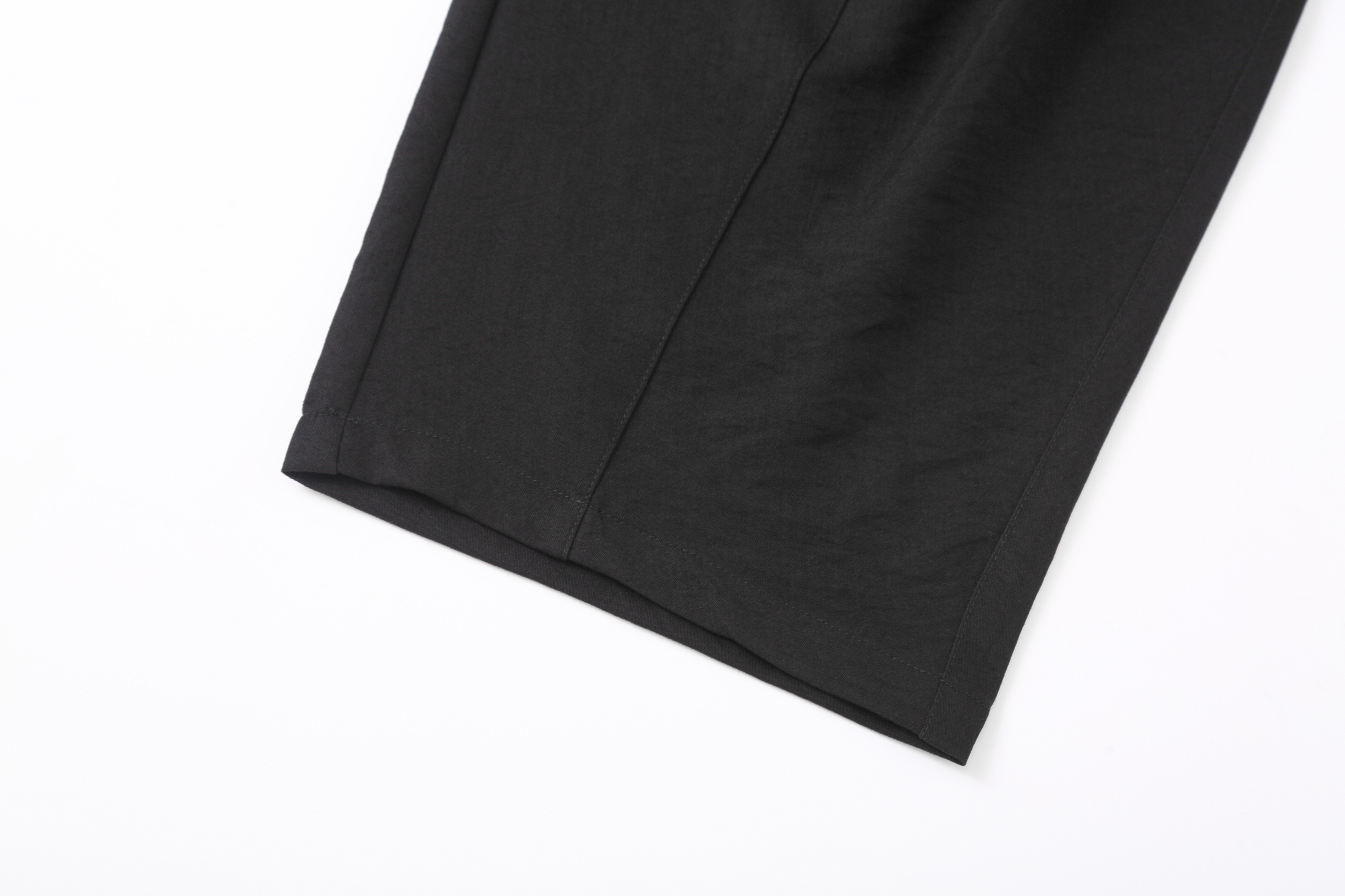CLP Draped Elastic-Waist Curved Trousers-Pants-M / 28"-Free Shipping Leatheretro